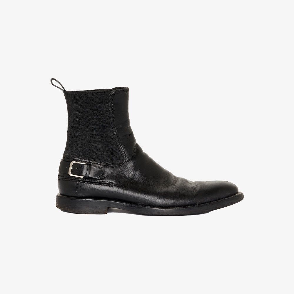 image of Dior Navigate Fw07 Buckle Boots in Black, Men's (Size 11)