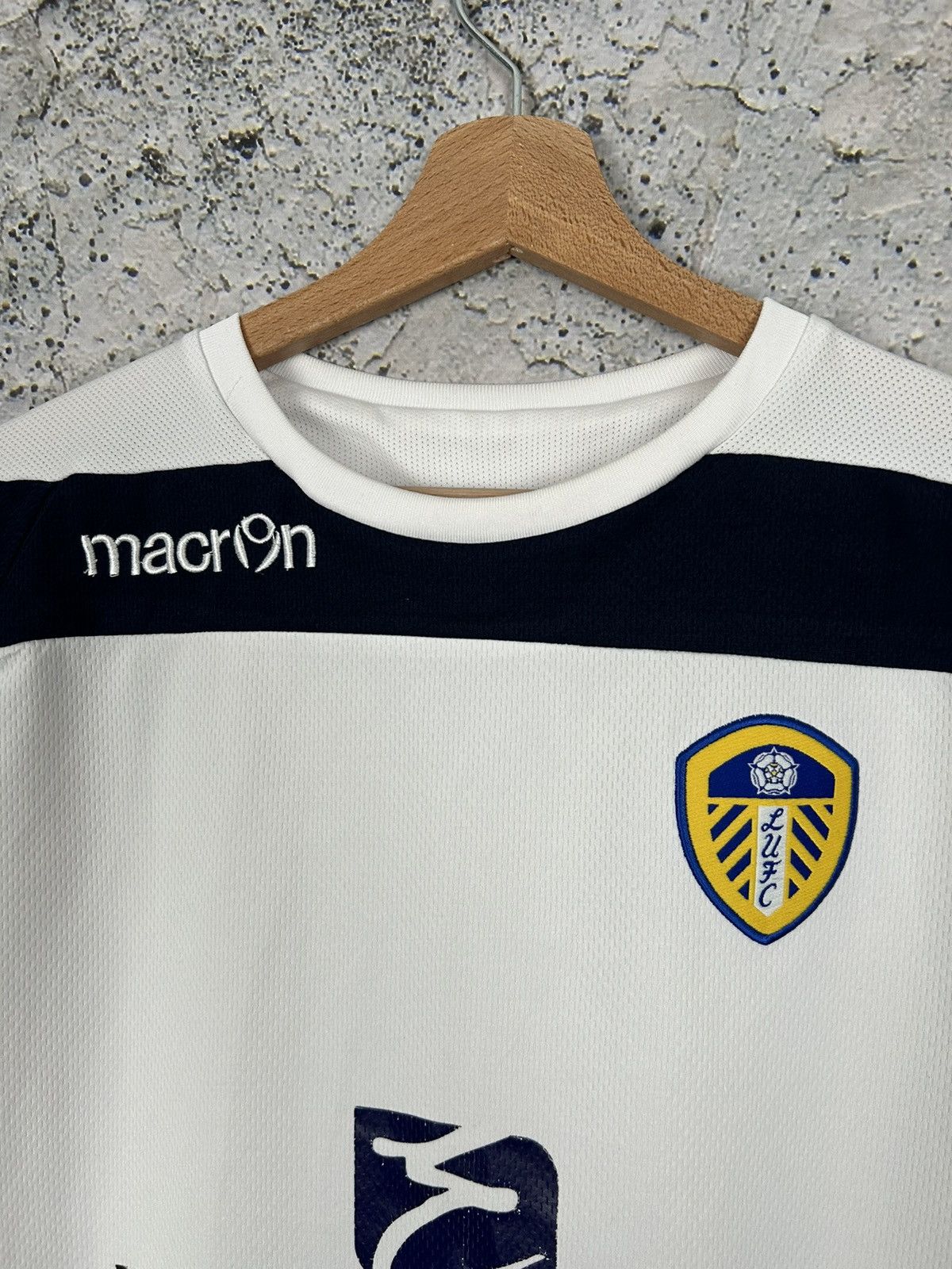 Macron Vintage Leeds United Soccer Jersey Macron Football Rare Size US L / EU 52-54 / 3 - 3 Thumbnail