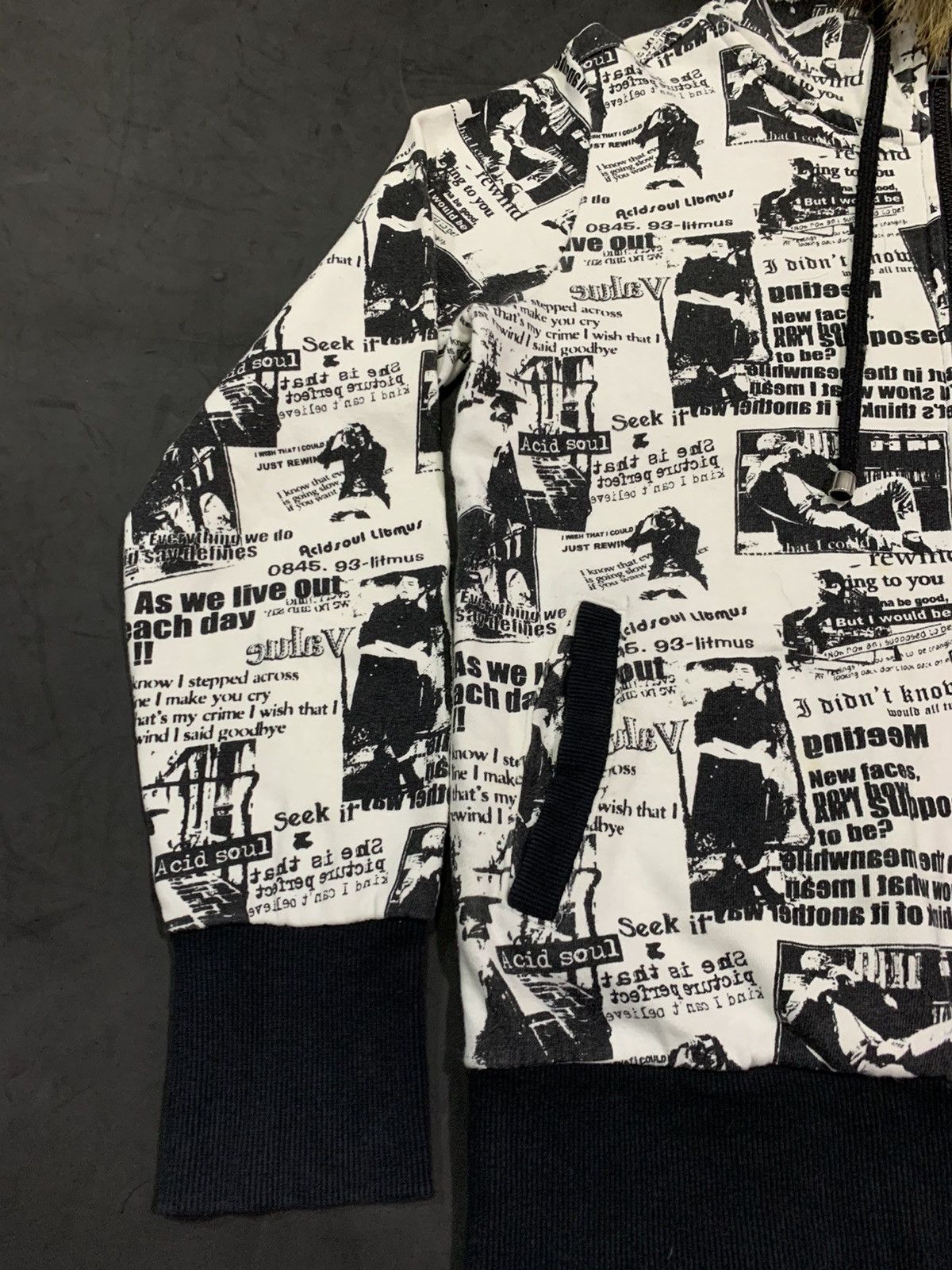 Japanese Brand 💸BINDINGOFFER💸Litmus poemfur hoodie ifsixwasnine lgb styled Size US S / EU 44-46 / 1 - 5 Thumbnail