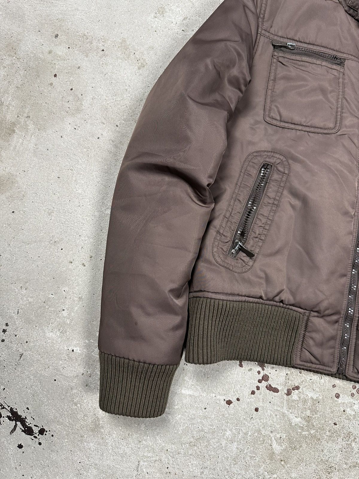 If Six Was Nine × Japanese Brand × Le Grande Bleu (L.G.B.) Vintage Y2K Brown Utility Japanese Style Bomber Jacket Size US S / EU 44-46 / 1 - 3 Thumbnail