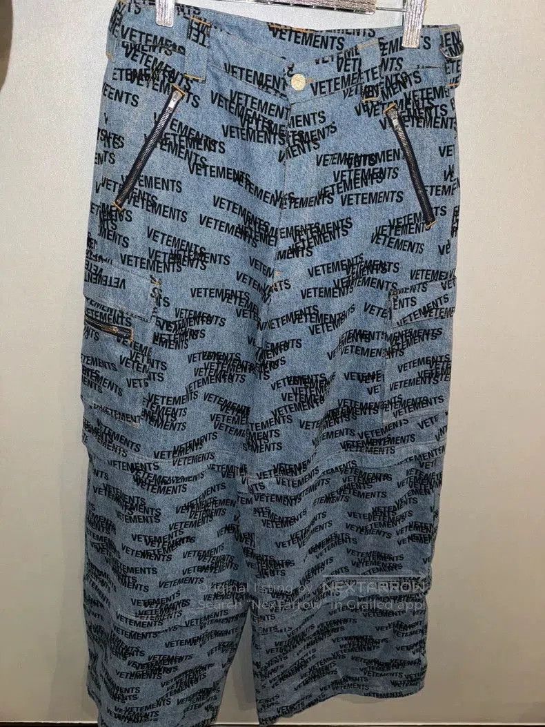 Vetements Vetements Jeans full of bullet screen jeans . Size US 32 / EU 48 - 1 Thumbnail