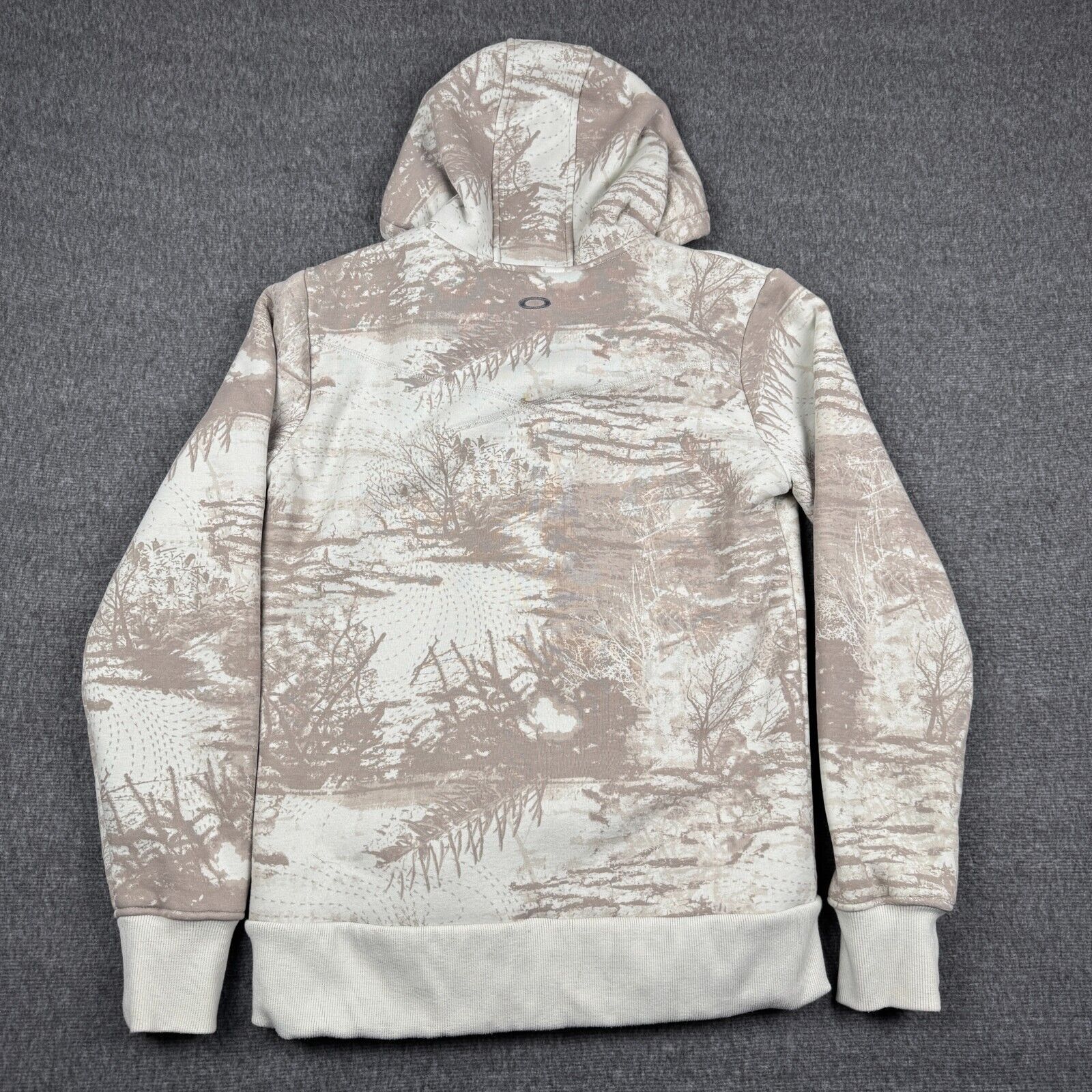 Oakley Vintage Oakley Hoodie Women's XL Tan Forest Tech Logo Y2K Size XL / US 12-14 / IT 48-50 - 6 Thumbnail