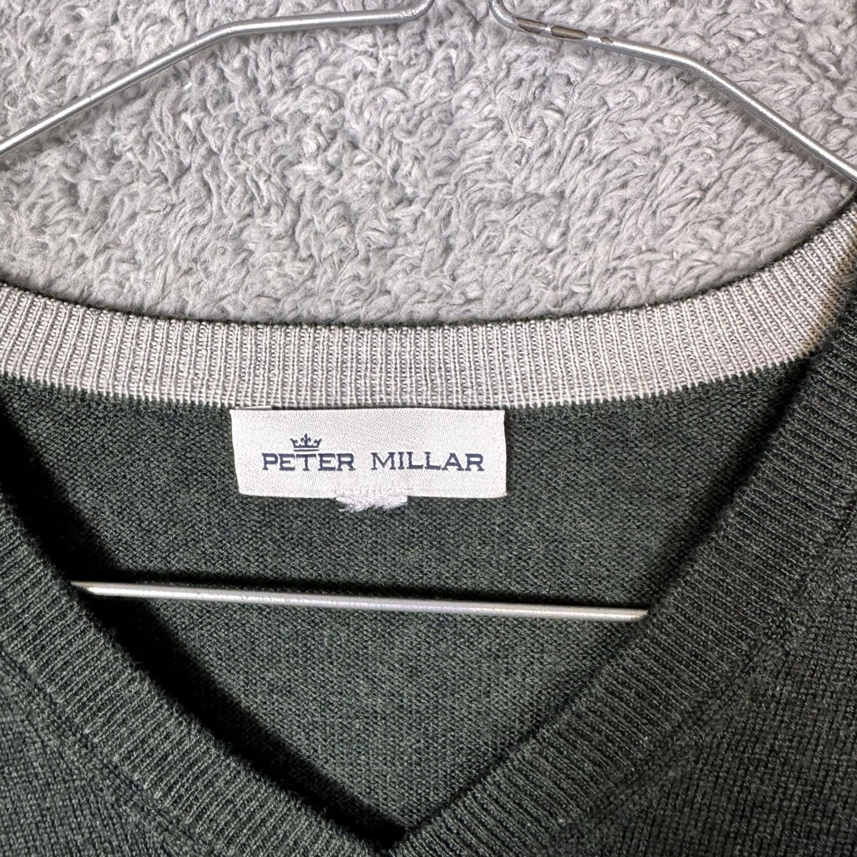 Peter Millar Peter Millar Sweater Mens M Merino Wool Green V Neck Pullover Knit Soft Preppy Shirt? Size US M / EU 48-50 / 2 - 5 Thumbnail