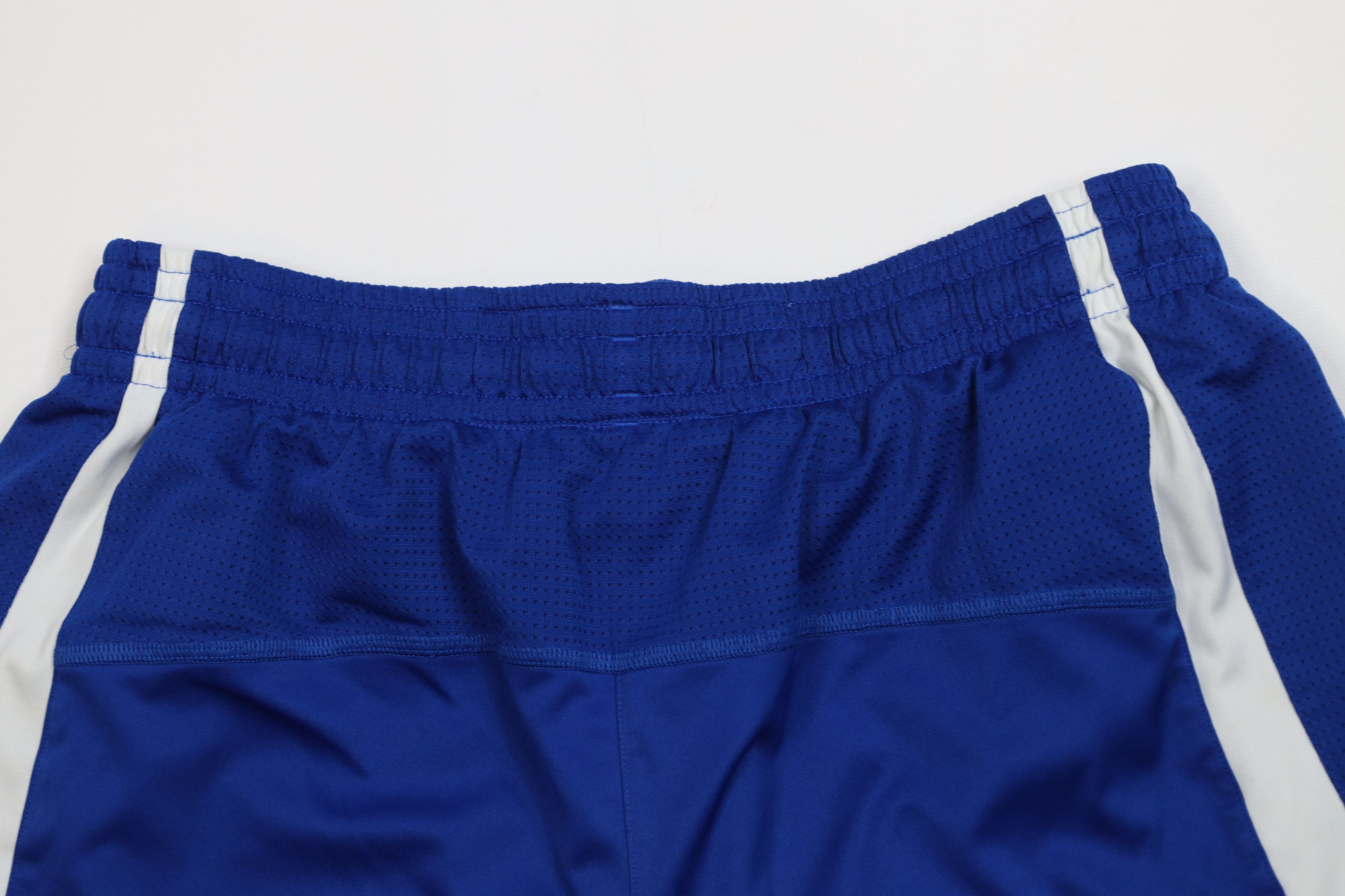 Adidas Adidas Team Issued Kansas University Basketball Shorts Blue Size US 32 / EU 48 - 11 Thumbnail