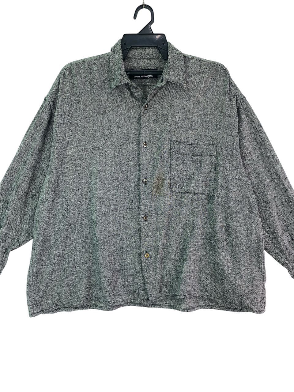 Comme des Garcons × Vintage Vtg rare Tricot by Comme Des Garcons button up boxy shirts Size ONE SIZE - 3 Thumbnail