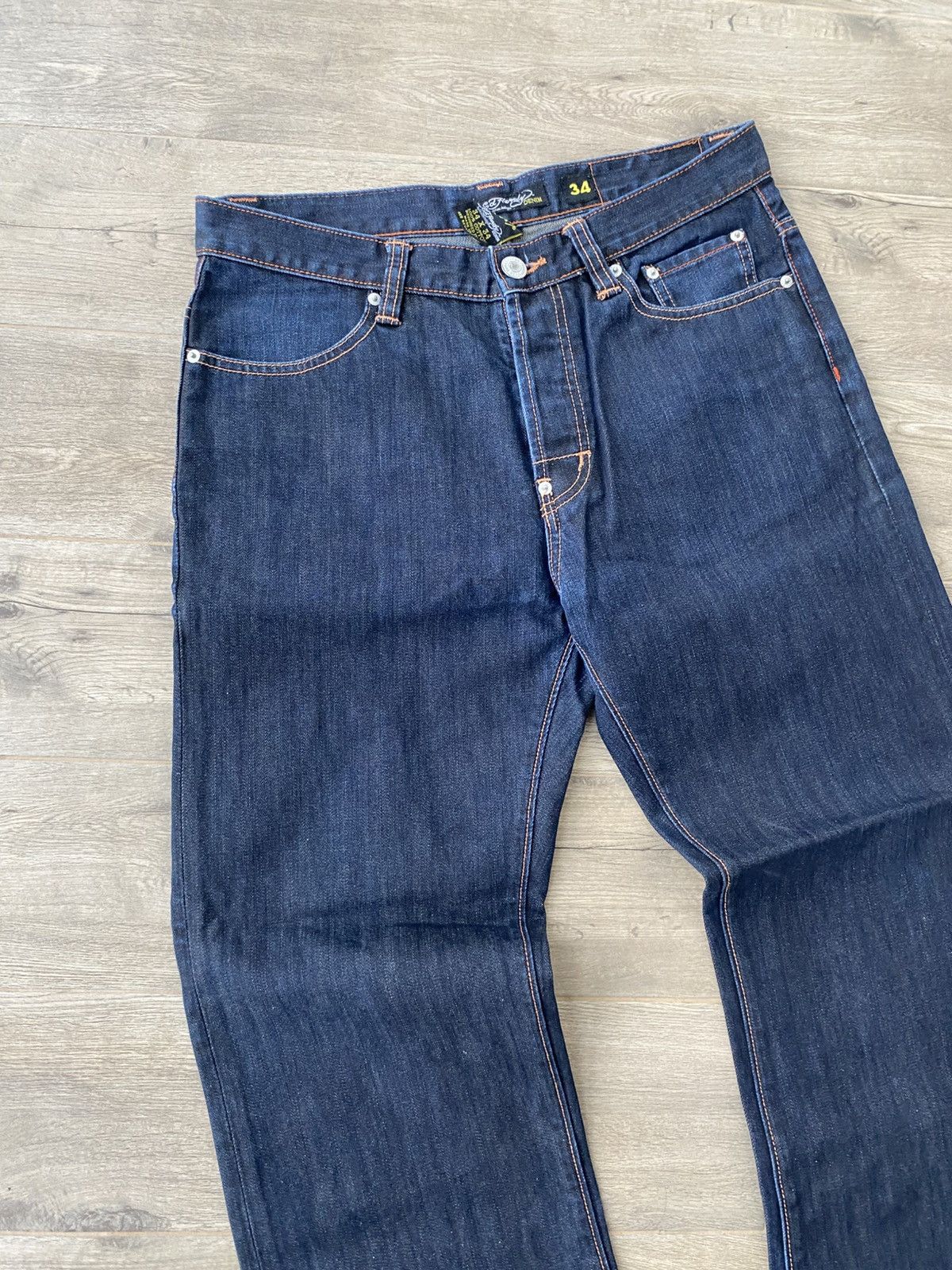 Ed Hardy × Vintage 💀ED HARDY skull vintage jeans Size US 34 / EU 50 - 14 Thumbnail
