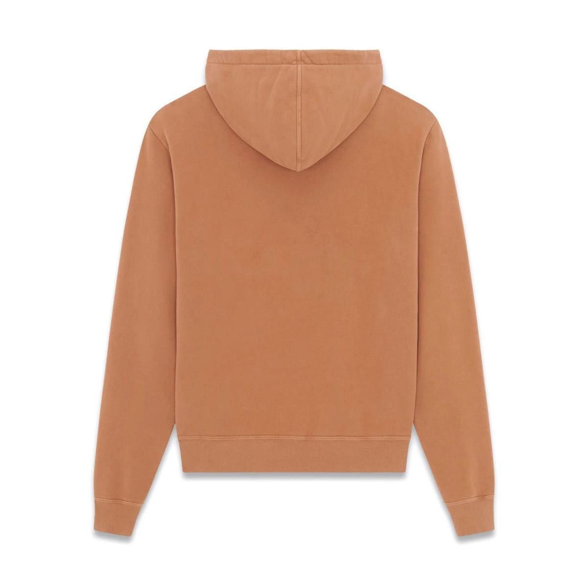 Saint Laurent Paris o1s1wg110125 755567 Hoodie in Brown Size US S / EU 44-46 / 1 - 2 Thumbnail