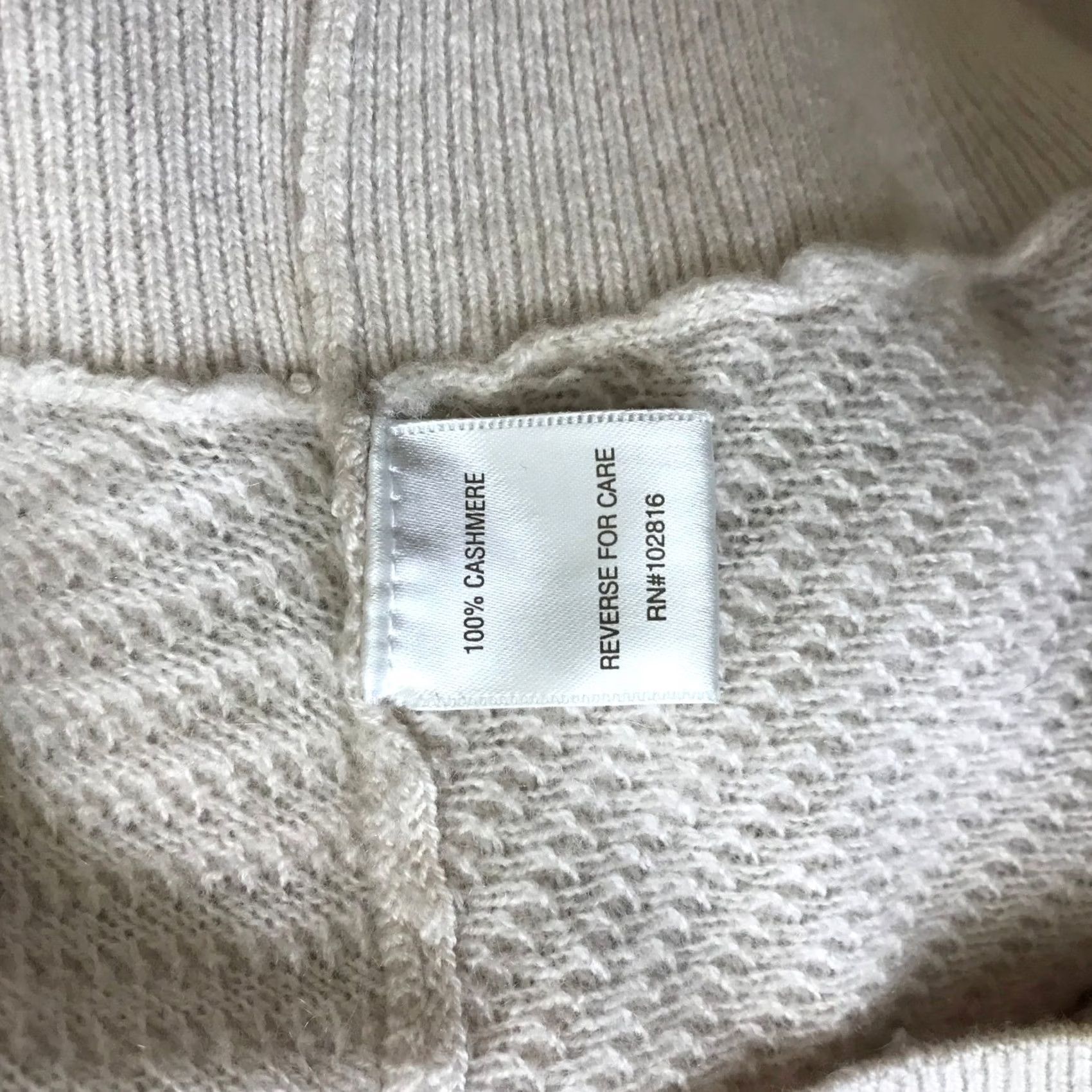Vintage Garnet Hill Cream 100% Cashmere Diagonal Ribbed Dolman Sleeve Sweater Small Size S / US 4 / IT 40 - 8 Thumbnail