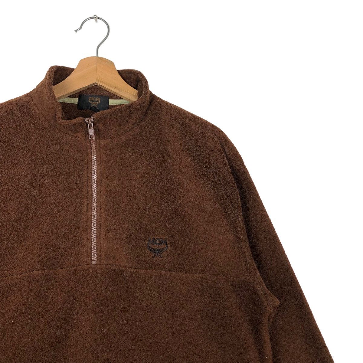 Japanese Brand 🔥90’s Vintage Anorak Collar Sweatshirt MCM Legere Big Logo Size US M / EU 48-50 / 2 - 5 Thumbnail
