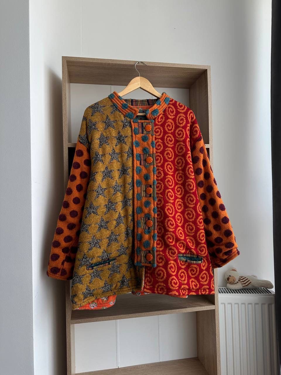 Japanese Brand × Vintage Vintage EARLY 90’S JO SHEFFIELD DESIGN Wool KNIT JACKET Size US L / EU 52-54 / 3 - 4 Thumbnail