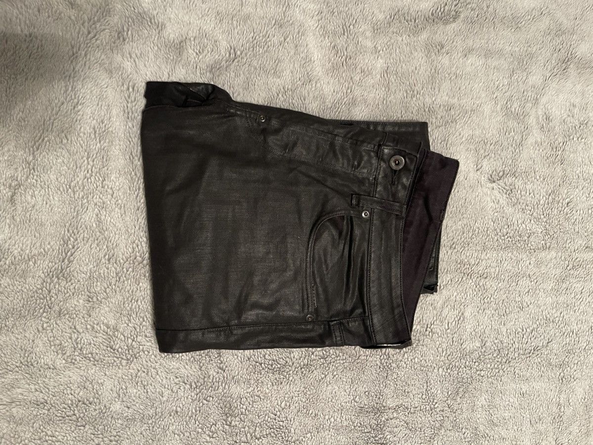 G-Star G-Star Raw Waxed Black 3-D Denim Size US 31 - 8 Thumbnail