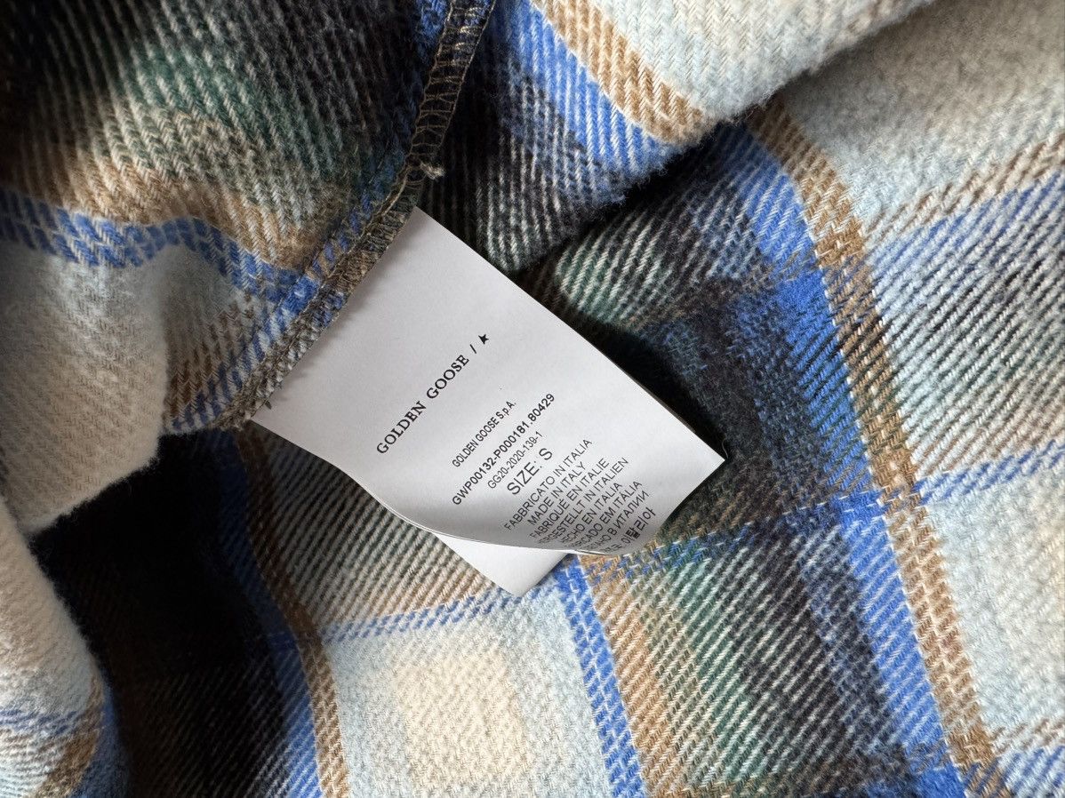 Golden Goose Golden Goose Alison Plaid-Pattern Checkered Button-up Shirt Size S / US 4 / IT 40 - 5 Thumbnail