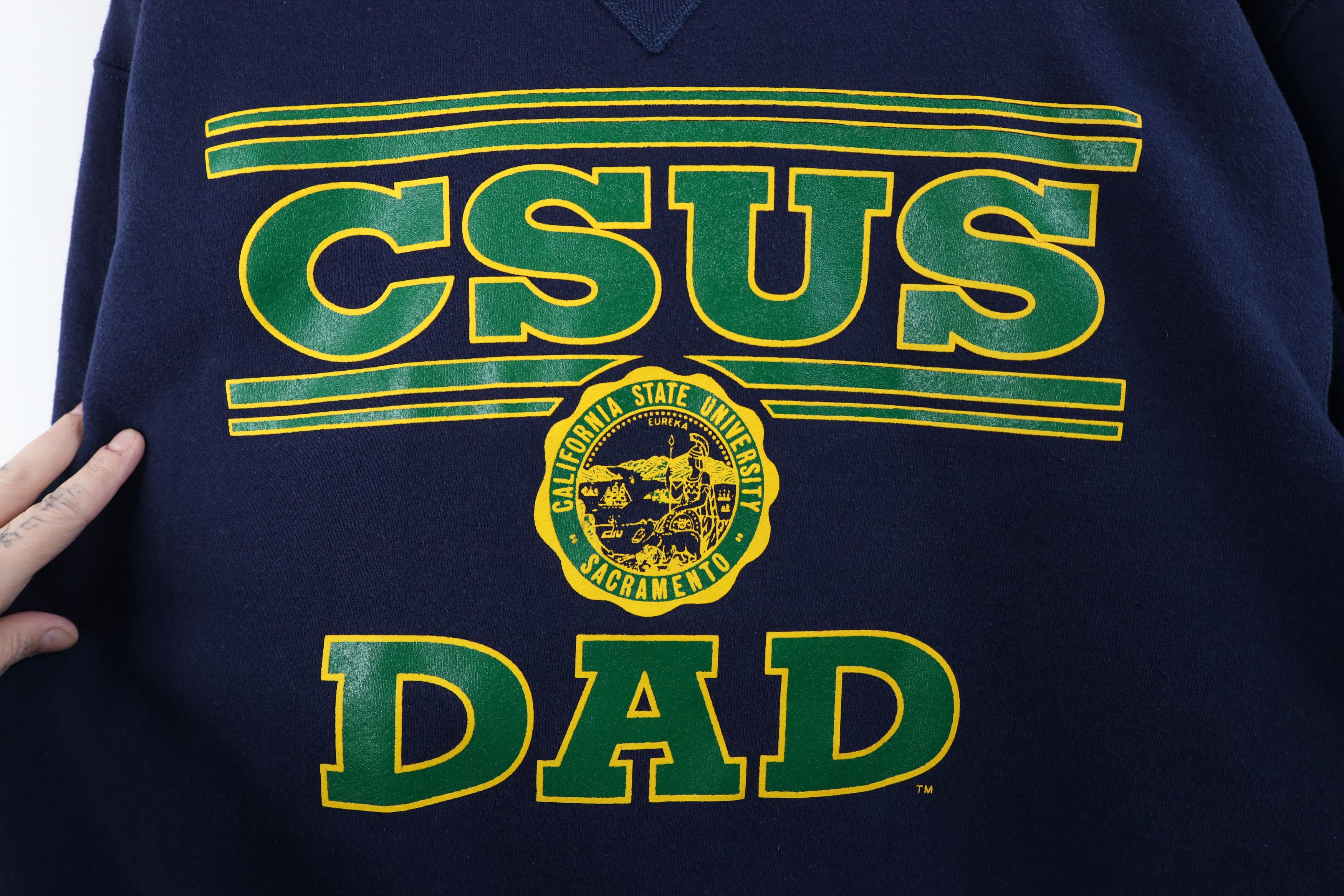 Russell Athletic Vintage 90s Russell Athletic State University Dad Sweatshirt Size US XL / EU 56 / 4 - 4 Thumbnail
