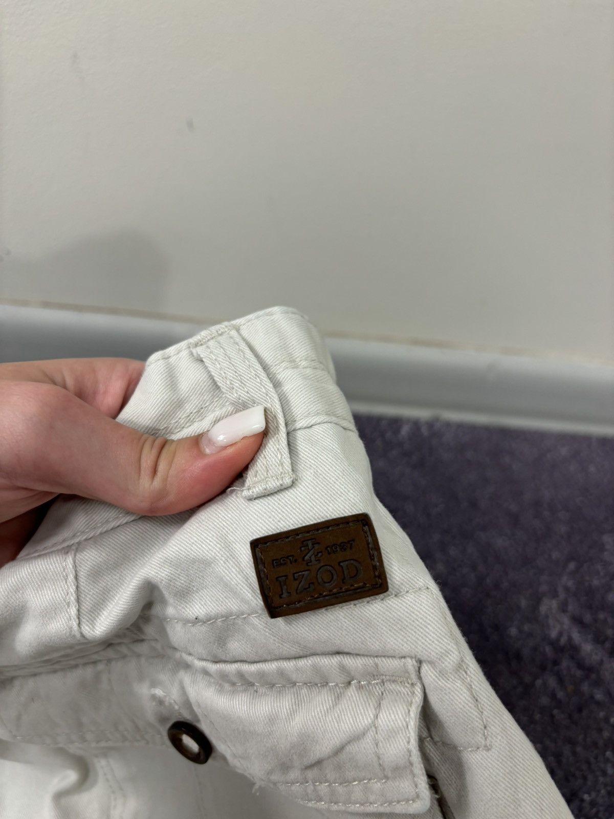 Izod Vintage IZOD 2000s Y2K Wide-Leg Hype Baggy Cargo Shorts Size US 38 / EU 54 - 18 Thumbnail