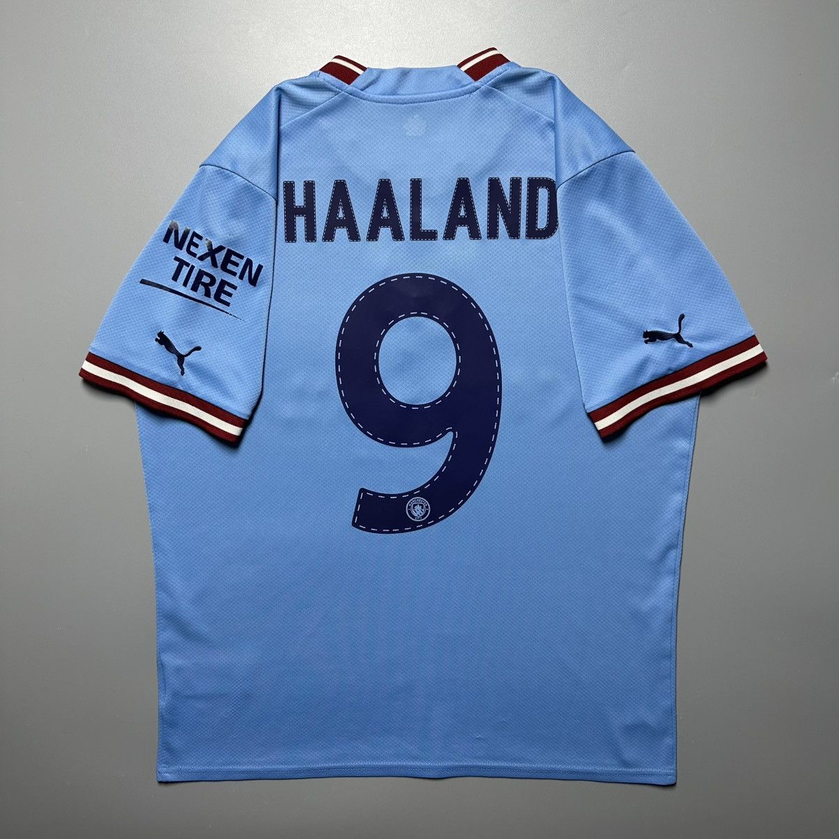 MAN CITY PUMA 2022/2023 FOOTBALL HOME JERSEY #9 HAALAND