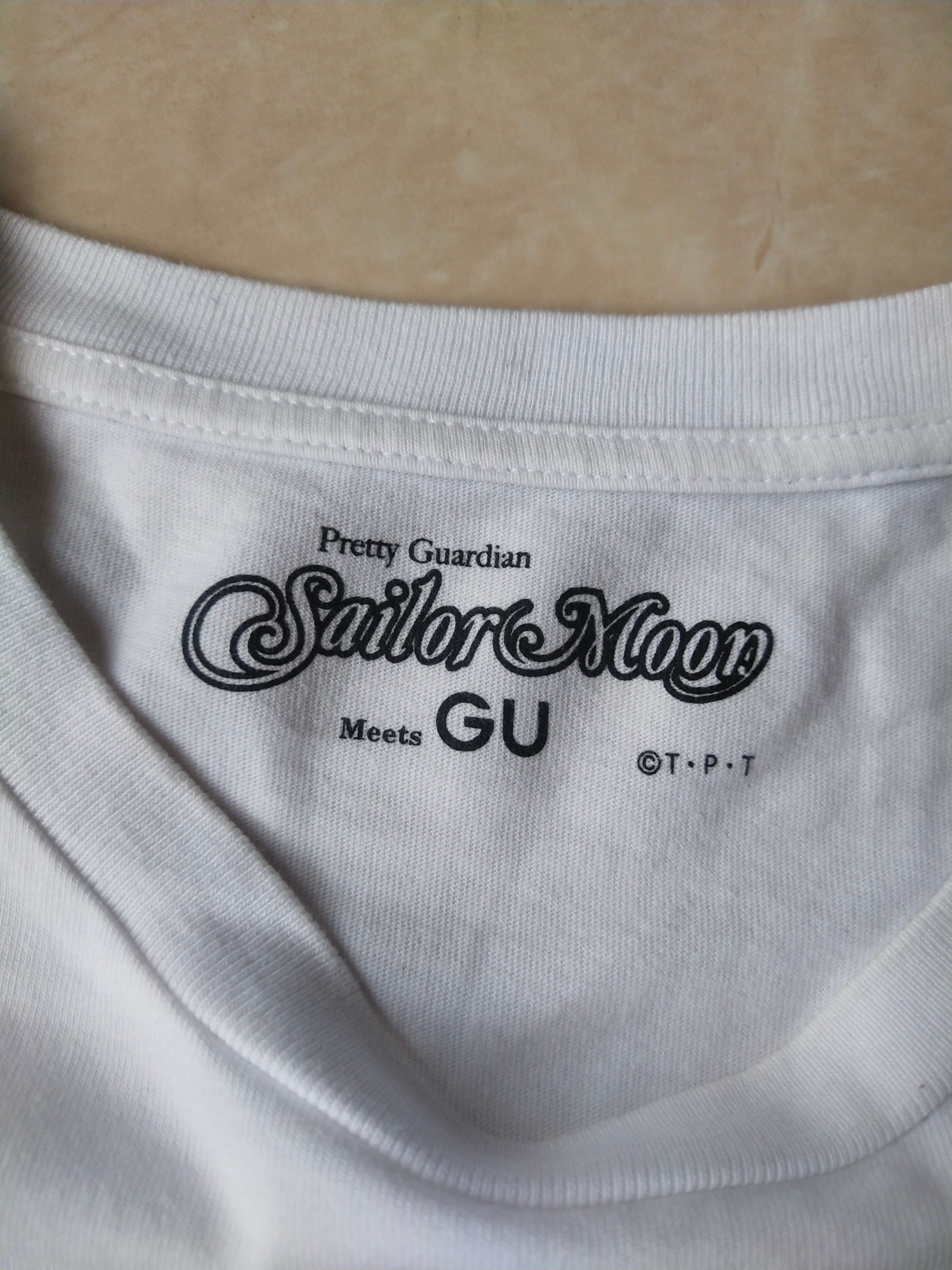 Beauty Beast Sailor Moon x GU White Graphic Anime Tee Size L / US 10 / IT 46 - 5 Thumbnail