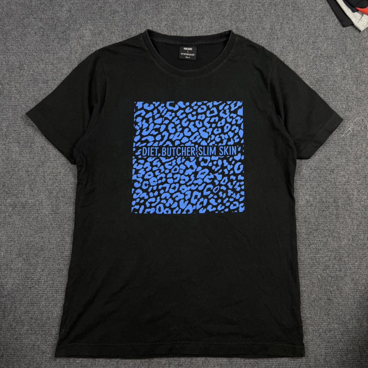 Diet Butcher Slim Skin DIET BUTCHER SLIM SKIN x Marlboro Blue Leopard Graphic Tee Size US M / EU 48-50 / 2 - 1 Thumbnail