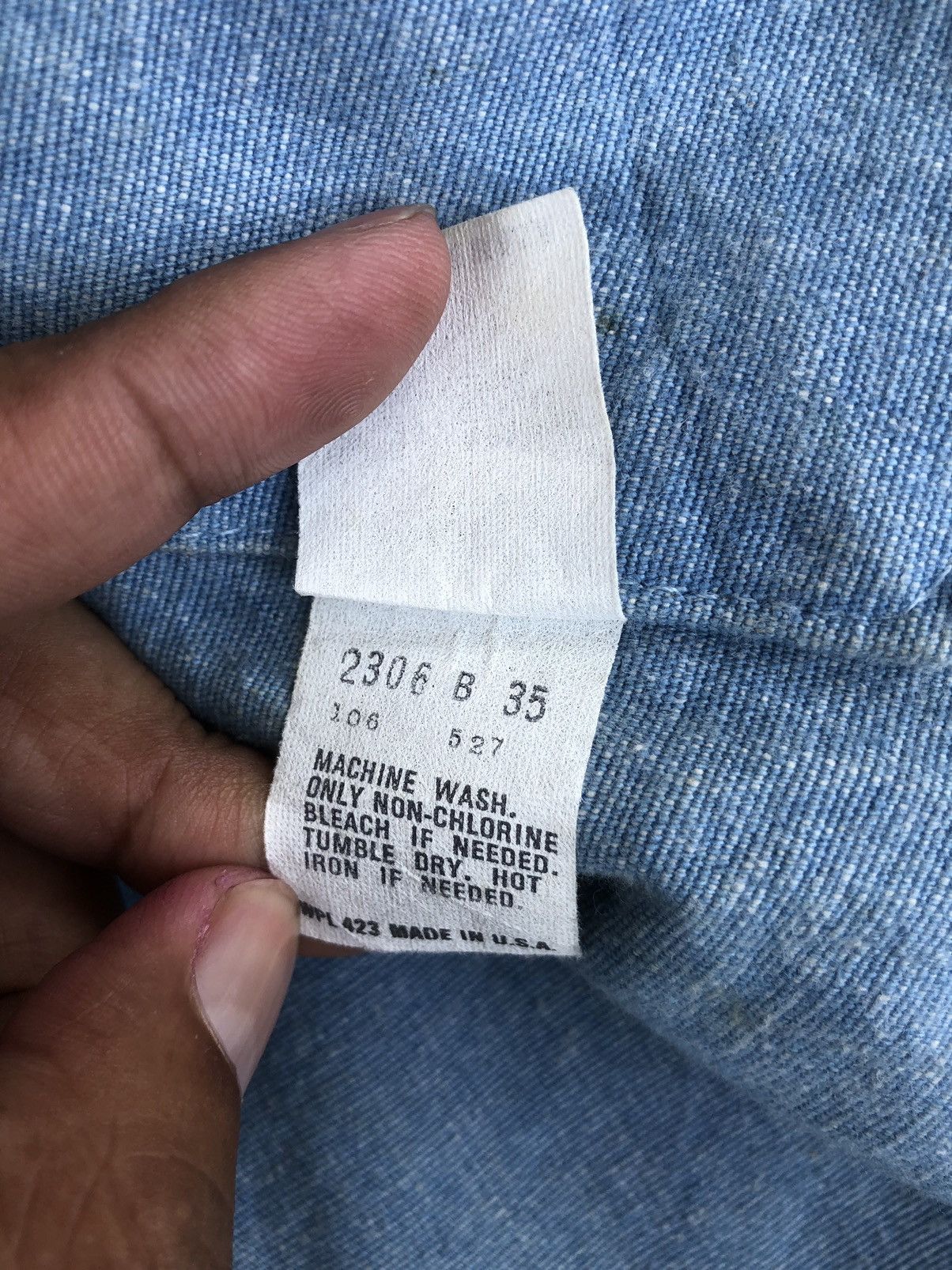 Levi's Vintage 80’s Levi’s Denim Jacket Distressed Size US M / EU 48-50 / 2 - 14 Thumbnail