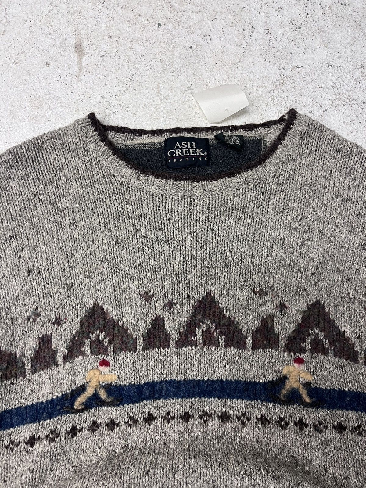 Vintage Vintage ash creek patterned knit sweater Size US XL / EU 56 / 4 - 1 Thumbnail