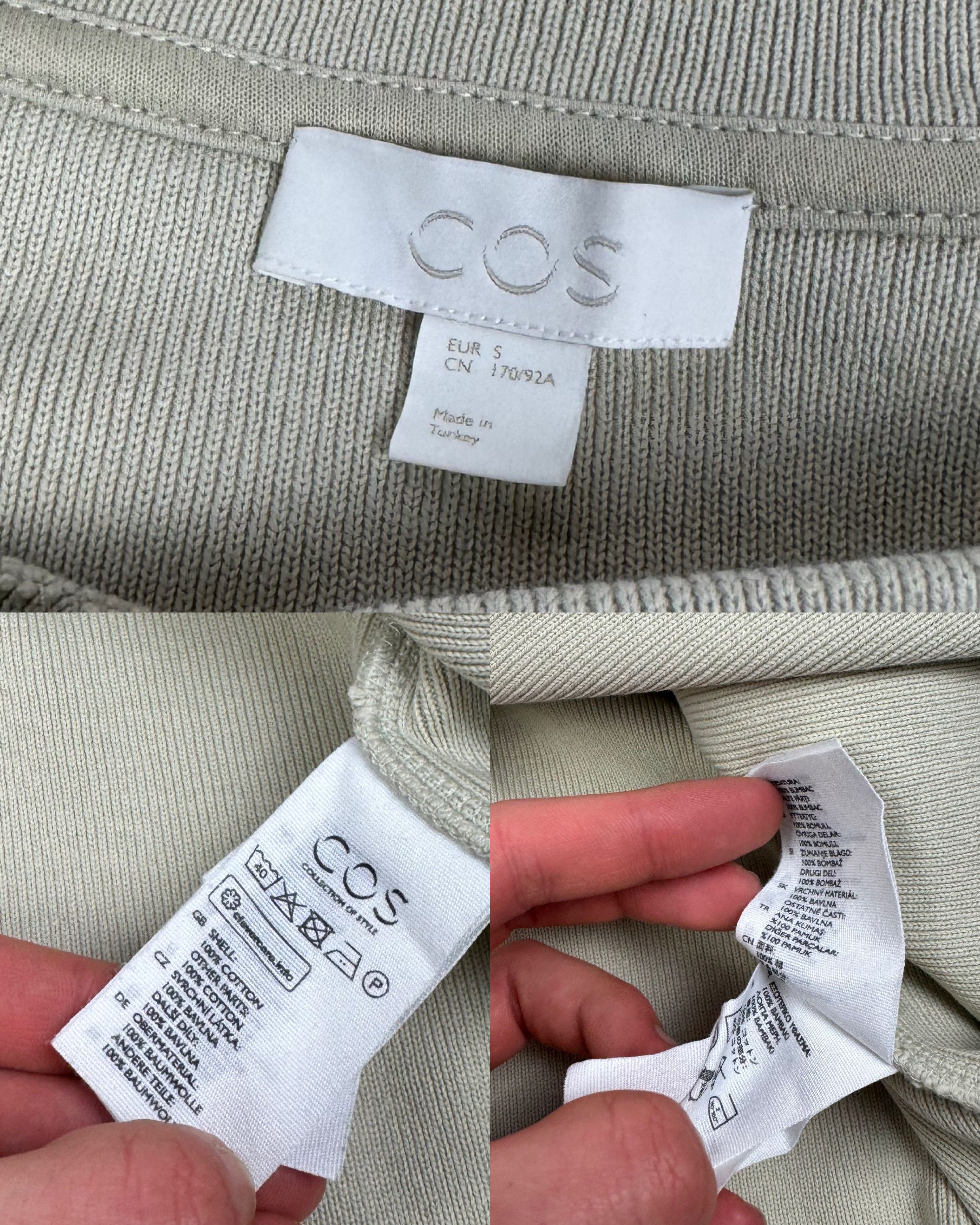 Cos COS Men's beige Cotton Knit Sweater Small Size US S / EU 44-46 / 1 - 3 Thumbnail