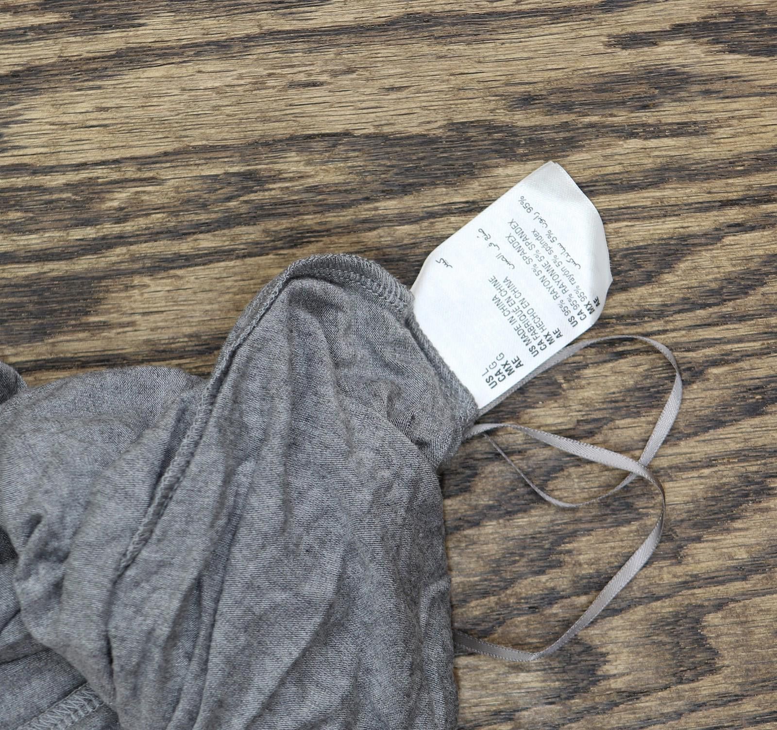 Other Nwt And Now This Wrap Knit Midi Tank Dress Heather Gray L Size L / US 10 / IT 46 - 6 Thumbnail