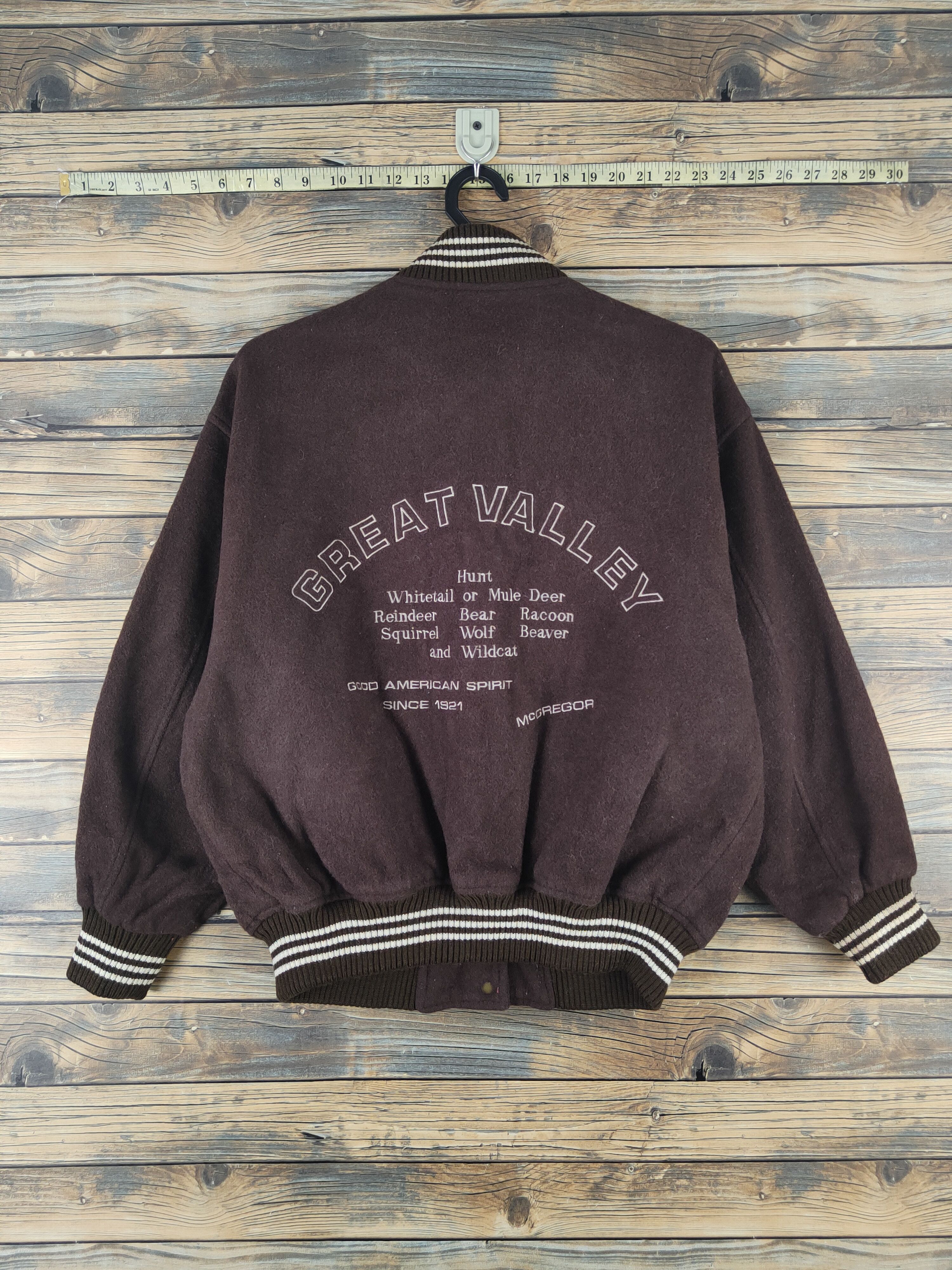 McGregor DL McGregor Brown Wool Varsity Jackets #1689 Size US M / EU 48-50 / 2 - 10 Thumbnail