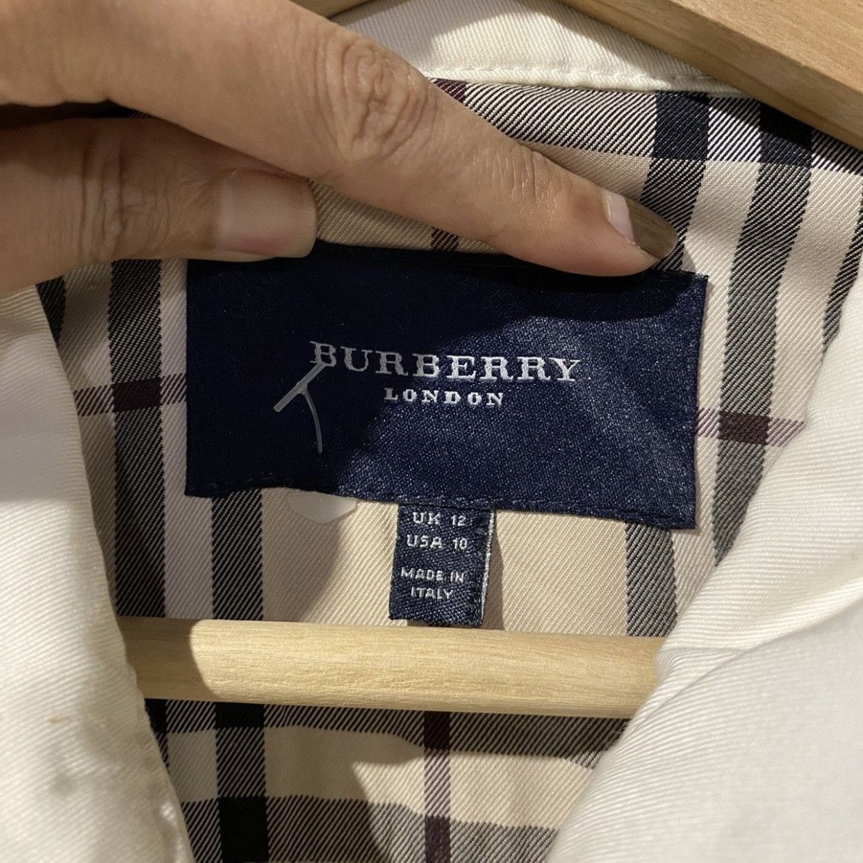 Burberry × Vintage Vintage Burberry denim jacket Size M / US 6-8 / IT 42-44 - 9 Thumbnail