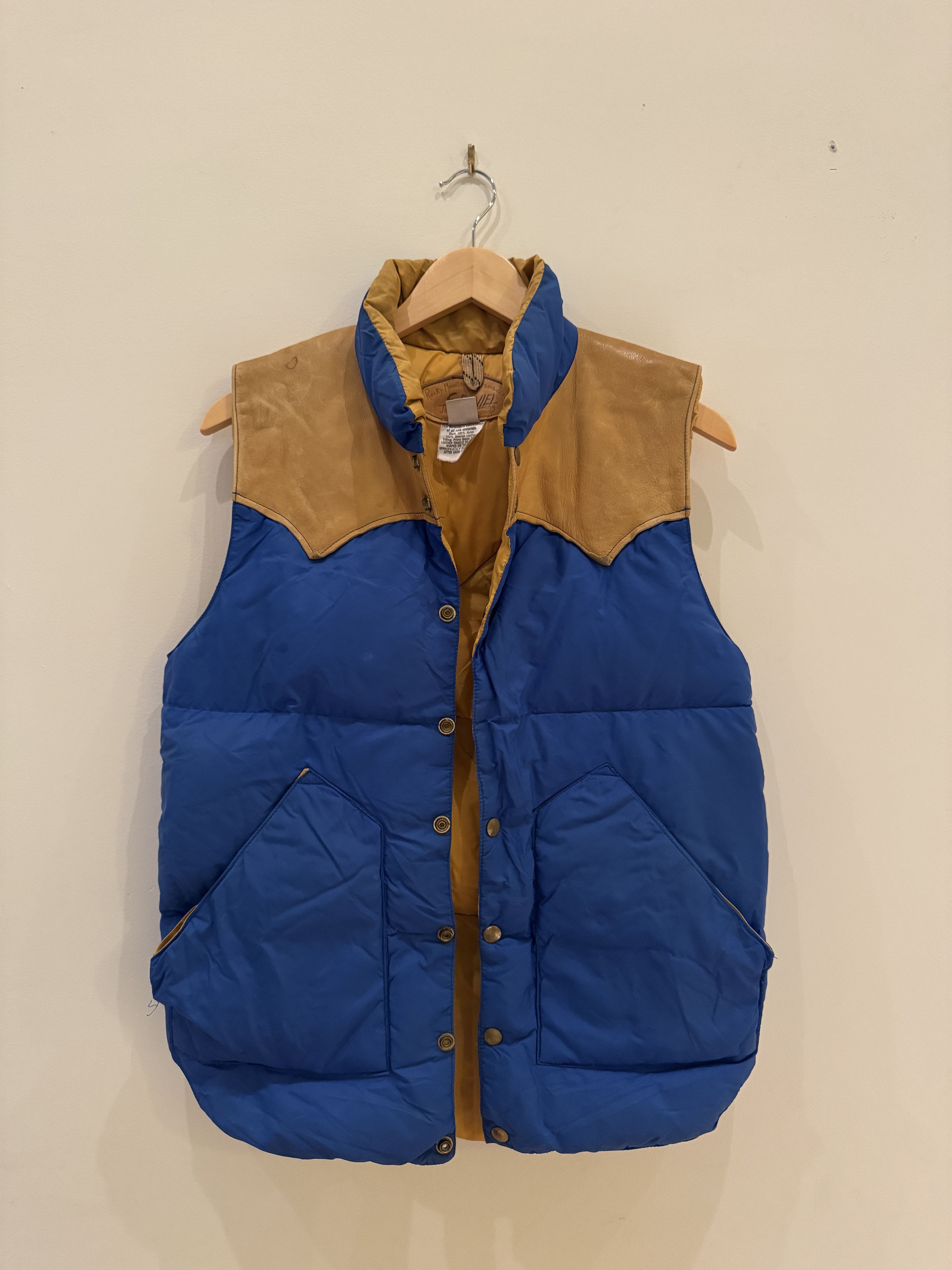 Vintage Original Rocky Mountain Featherbed Down Vest 38