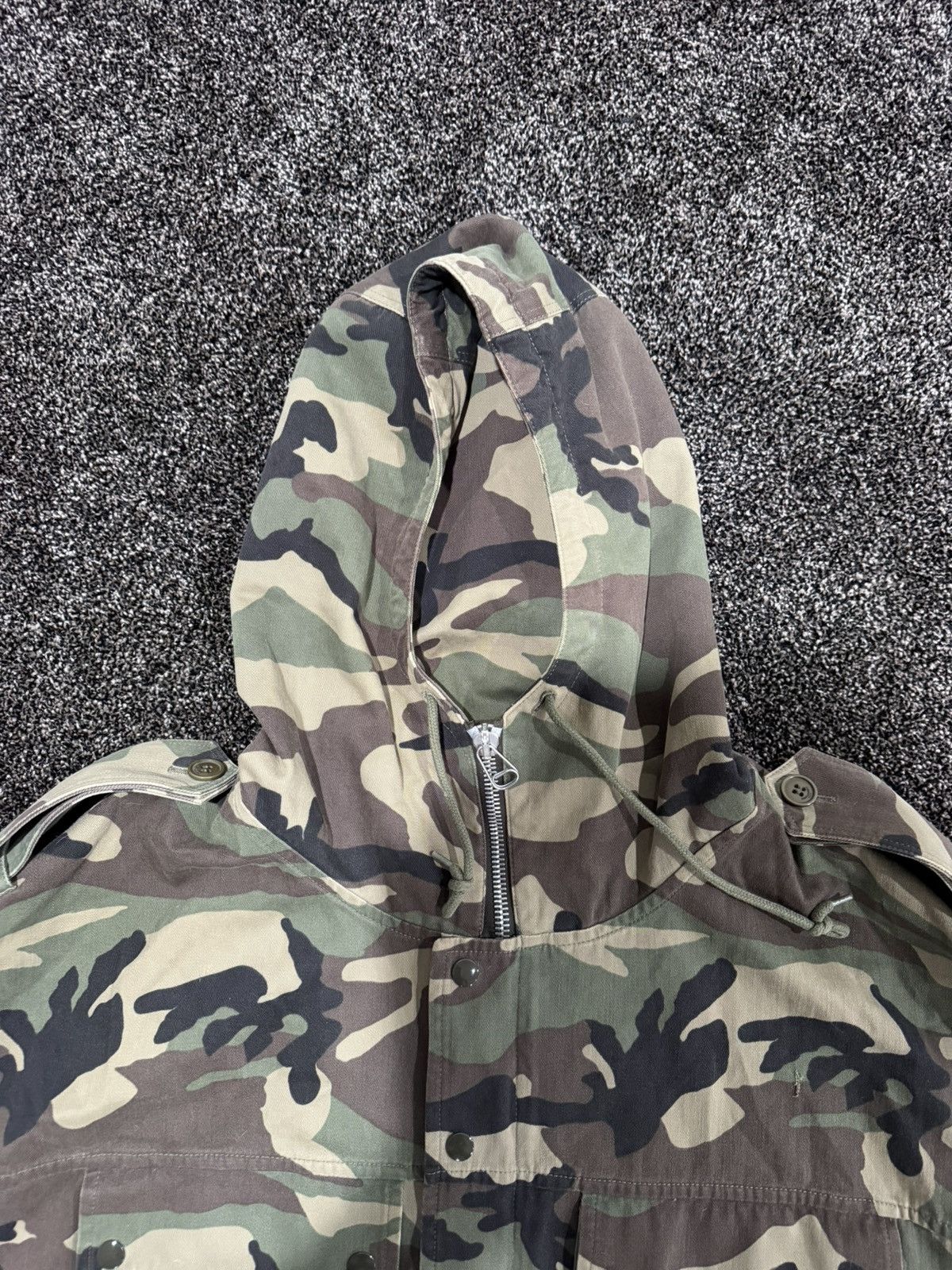 Saint Laurent Paris Saint Laurent x Hedi SS16 Rocket Logo Camo Parka Jacket Size US L / EU 52-54 / 3 - 9 Thumbnail