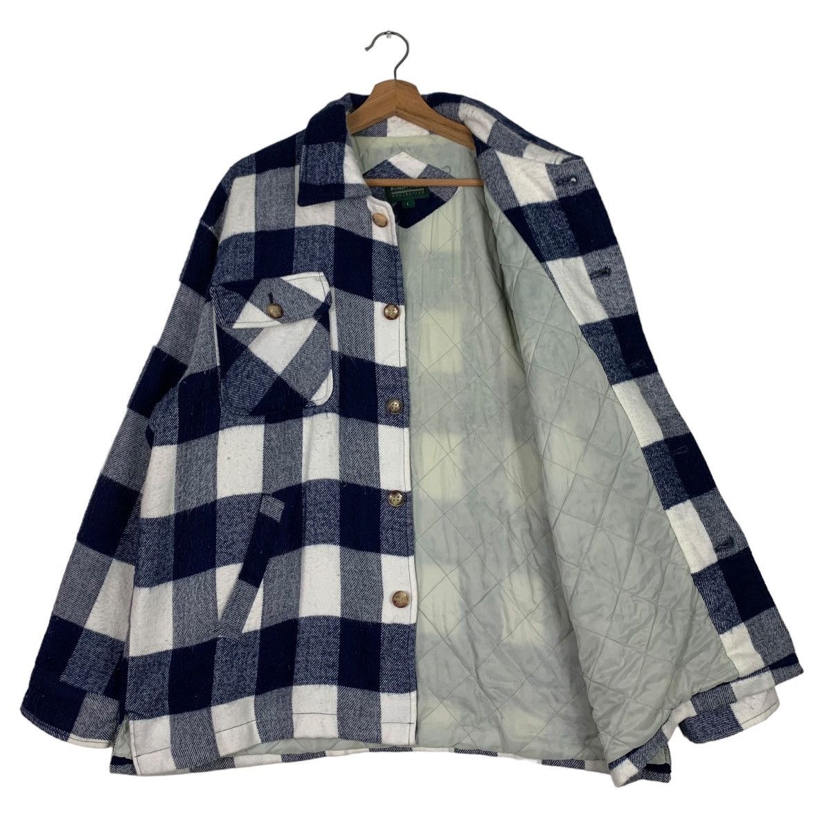 Japanese Brand RAMJET FREAK Collection Four Pocket Tartan Flannel #0538-C25 Size US L / EU 52-54 / 3 - 9 Thumbnail