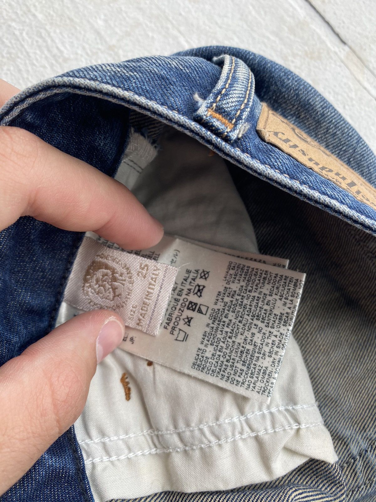 Diesel × Vintage 🔥Distressed Diesel Punk Opium Gothic Japanese Jeans Y2k Size US 29 - 6 Thumbnail