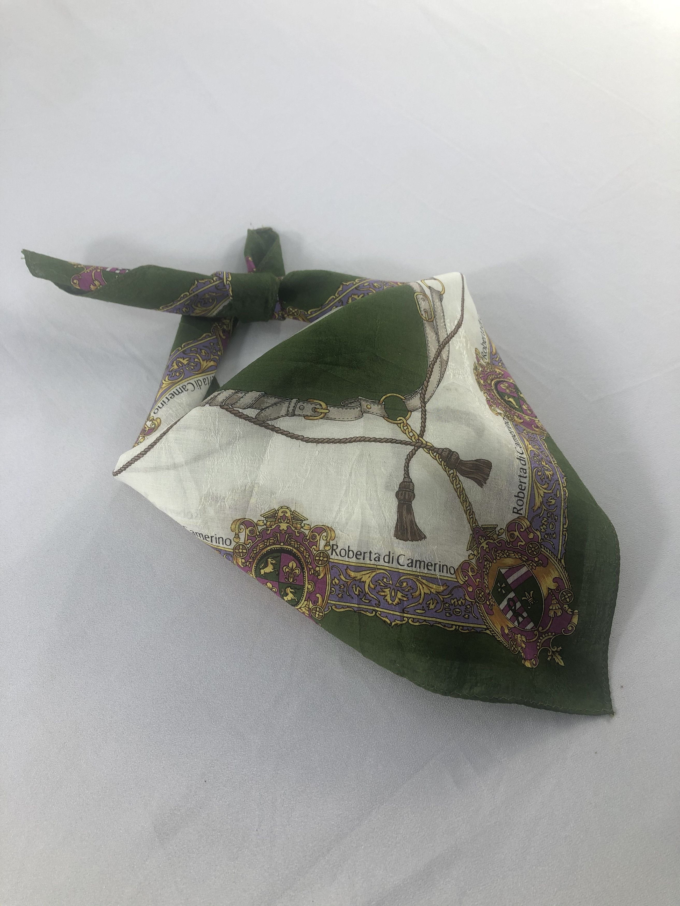 Roberta di Camerino × Vintage Roberta Di Camerino Handkerchief / Bandana / Neckerchief Size ONE SIZE - 2 Thumbnail