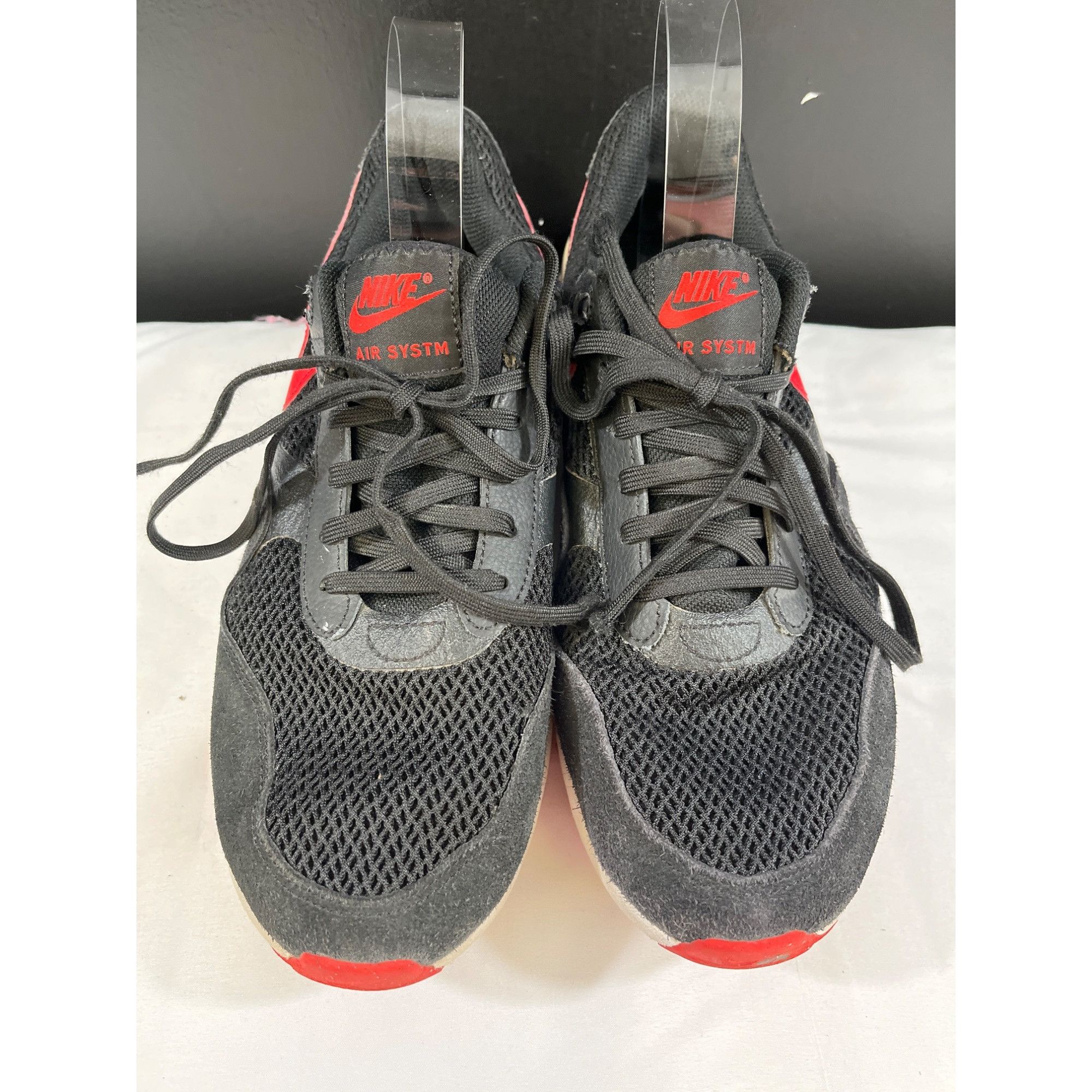 Nike Nike Air Max System Mens Black Running Sneakers Size 8.5 SKU Size US 8.5 / EU 41-42 - 2 Thumbnail
