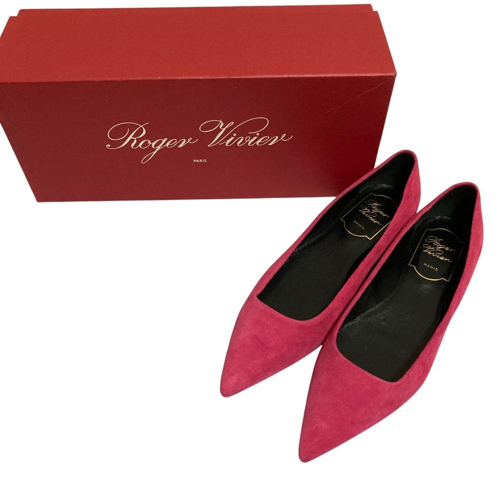 Roger Vivier Roger Vivier Roger Vivier Suede Ballerina Pumps Suede Shoes DUTY FREE for USA Size ONE SIZE - 1 Thumbnail