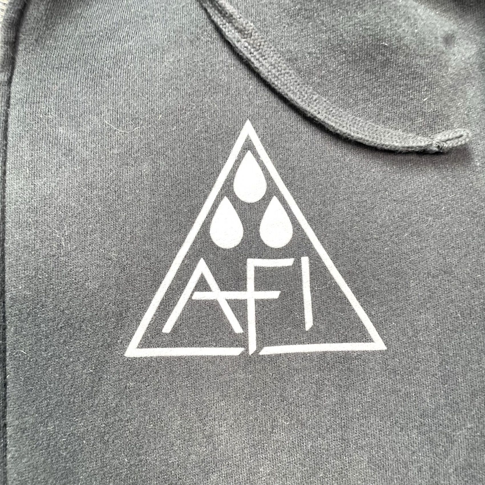 Vintage AFI Hoodie Men’s Medium Full Zip A Fire Inside Davey Havok Vegan Drug Free Black Full Zip Men M & M Size US M / EU 48-50 / 2 - 2 Thumbnail