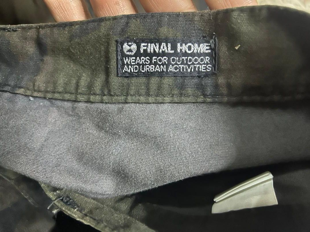 Final Home × Issey Miyake × Japanese Brand VINTAGE FINAL HOMME CAMOUFLAGE PANTS Size US 34 / EU 50 - 5 Thumbnail