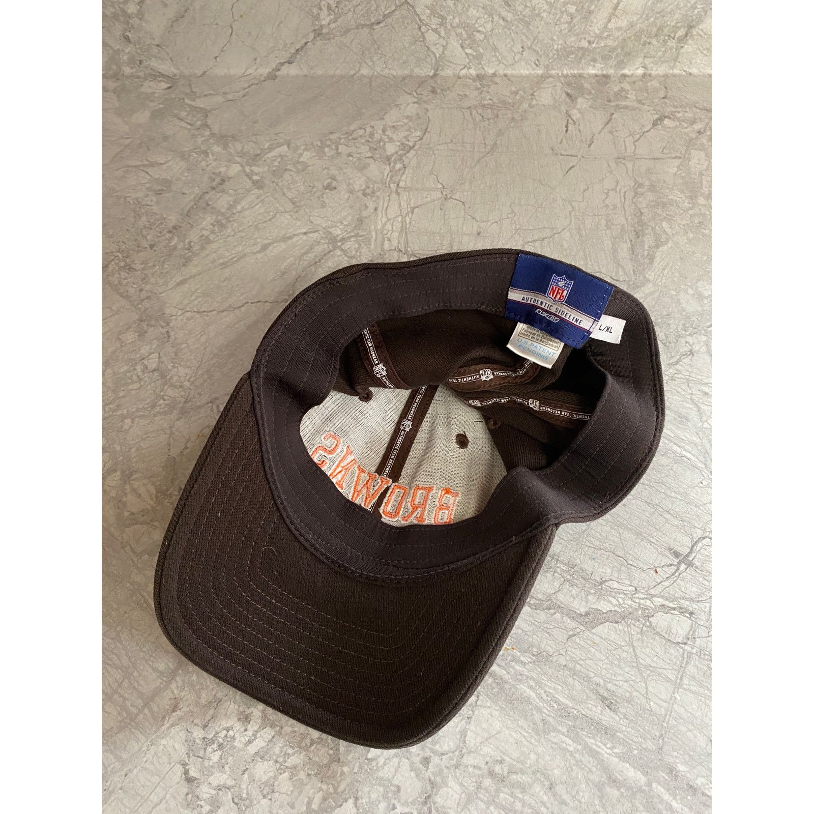 Reebok Cleveland Browns Stretch-Fit NFL Football Hat Size L/XL Size ONE SIZE - 6 Thumbnail