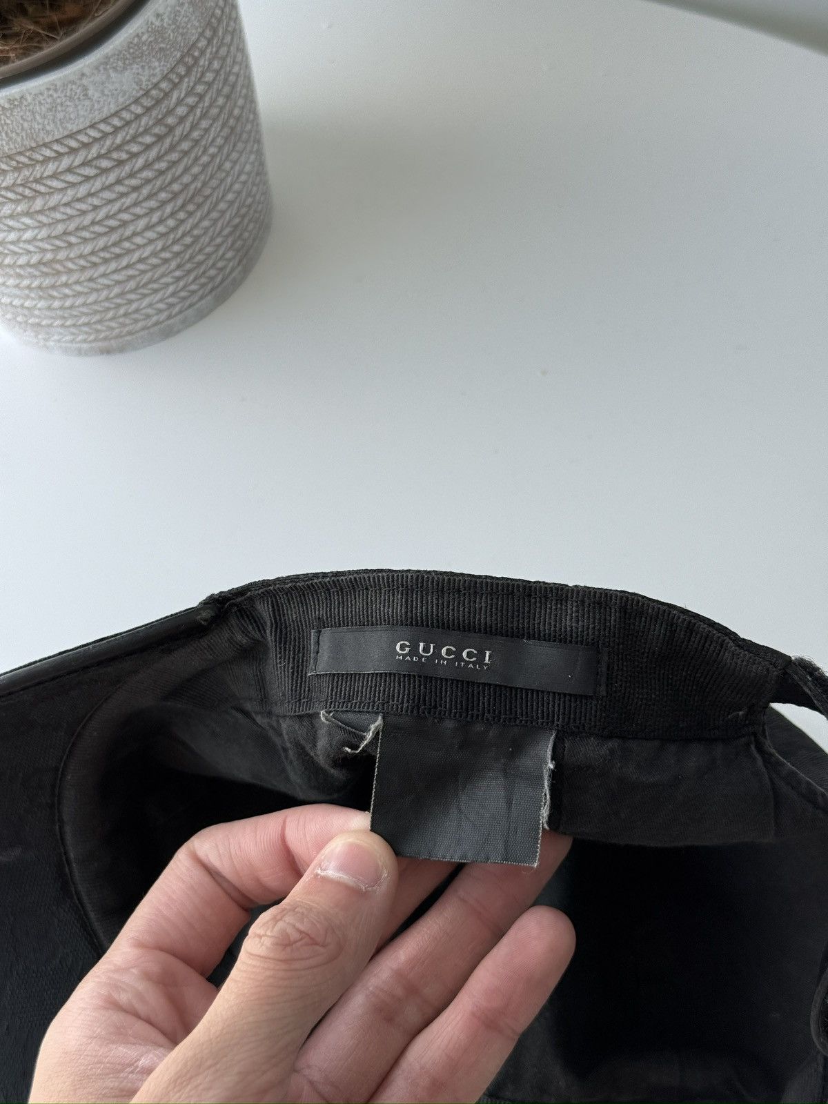 Gucci Gucci Monogram Web Stripe Baseball Cap Size ONE SIZE - 11 Thumbnail