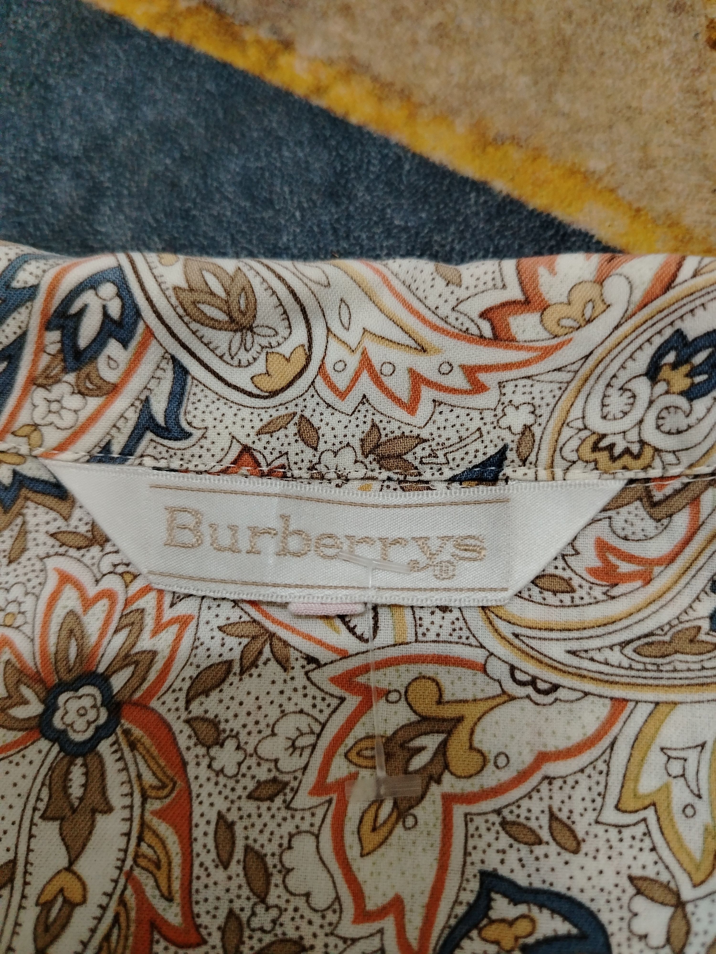 Burberry × Vintage Vintage Burberrys Paisley Shirt 80s/90s Size US M / EU 48-50 / 2 - 3 Thumbnail