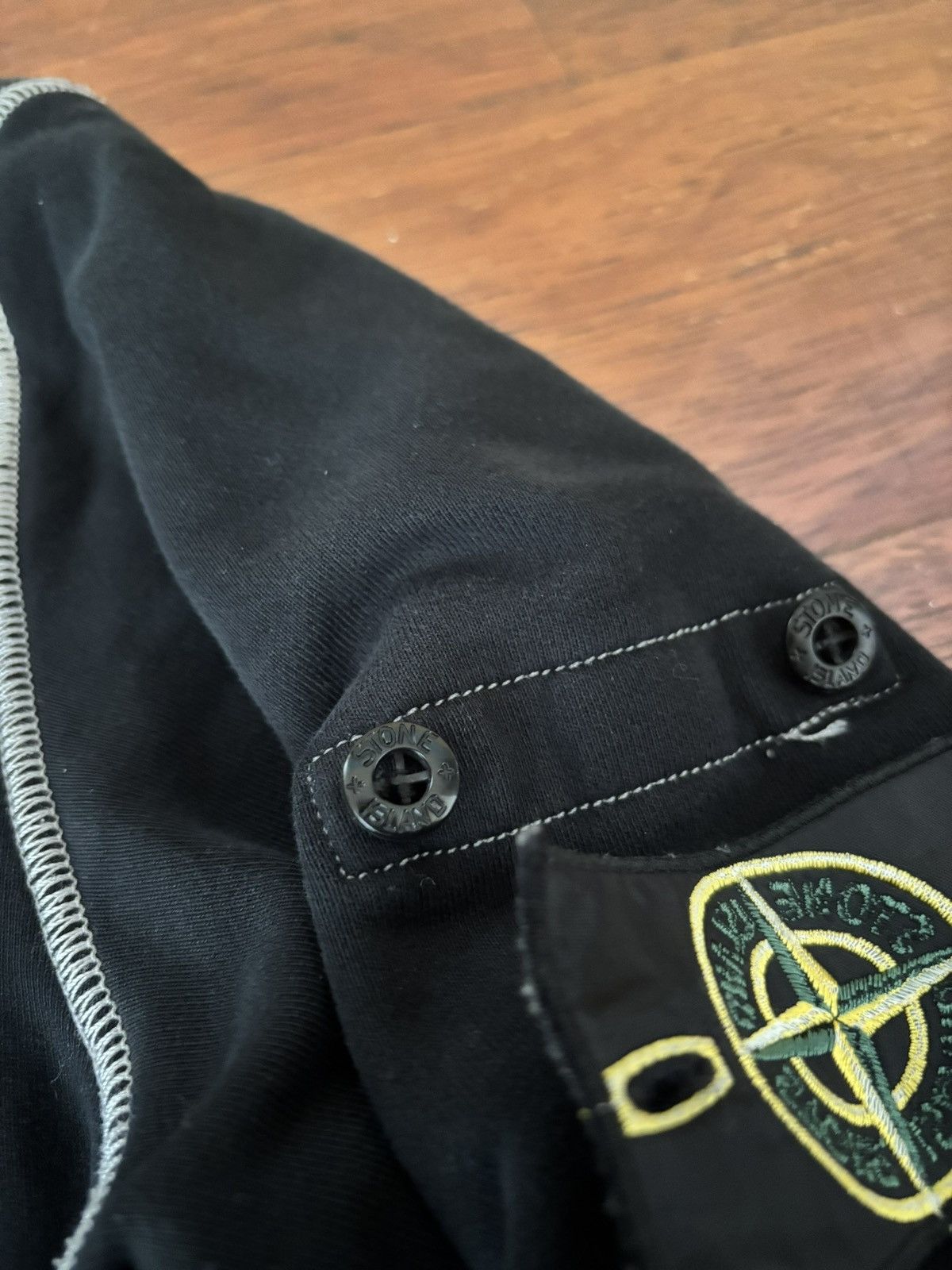 Stone Island Stone Island Contrast Stitch Hoodie Size US S / EU 44-46 / 1 - 5 Thumbnail