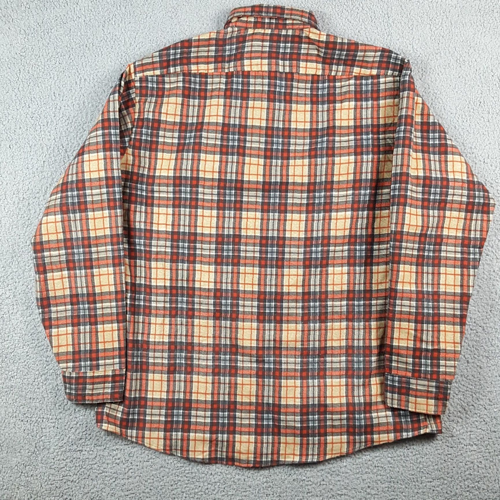 Sears VINTAGE Sears Field Master Flannel Plaid Button-Up Shirt Sz XL Long Sleeve Outdoor Lumberjack Grunge Mens Size US XL / EU 56 / 4 - 4 Thumbnail