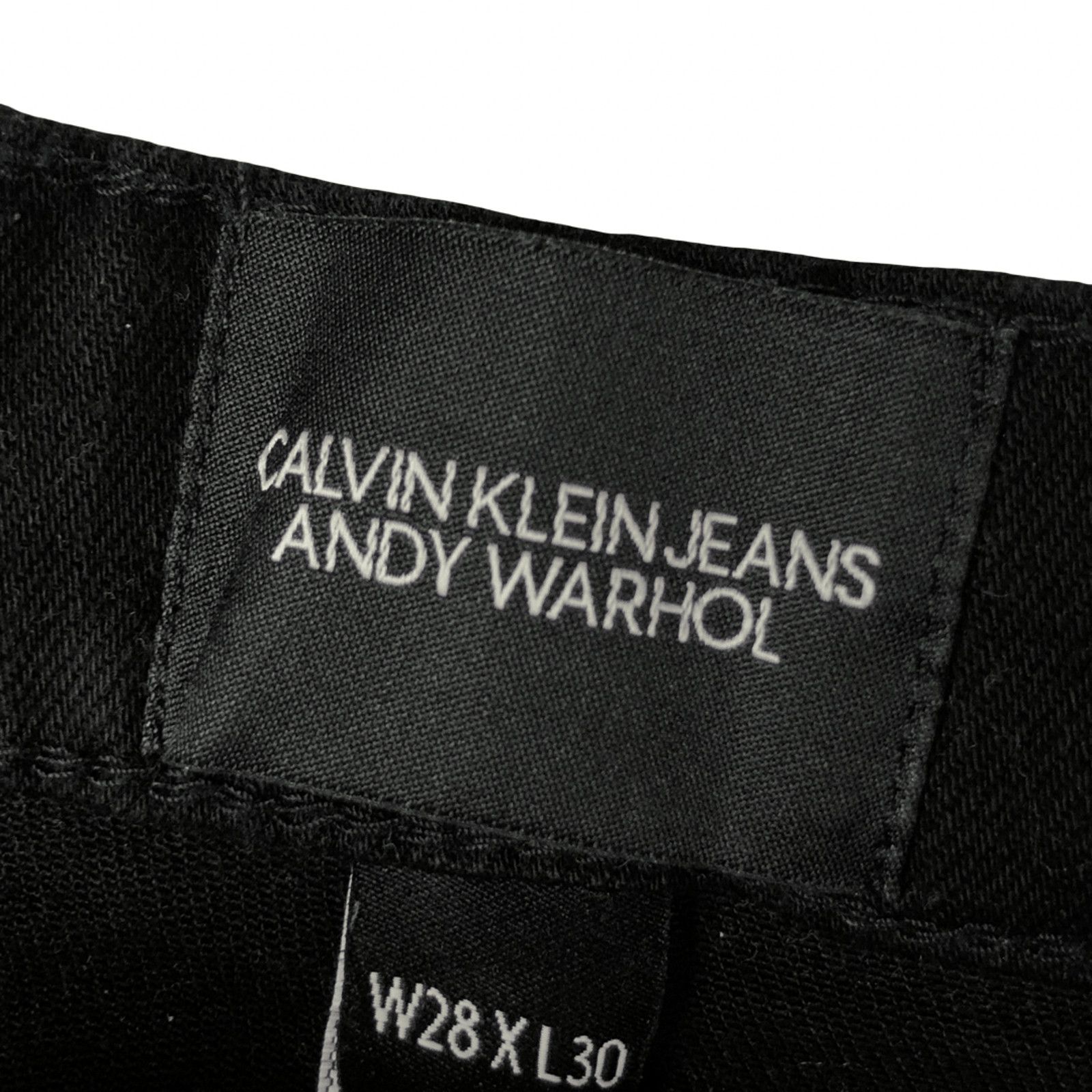 Raf Simons Calvin Klein x Andy Warhol Black Jeans Raf Simons Era Size US 28 / EU 44 - 8 Thumbnail