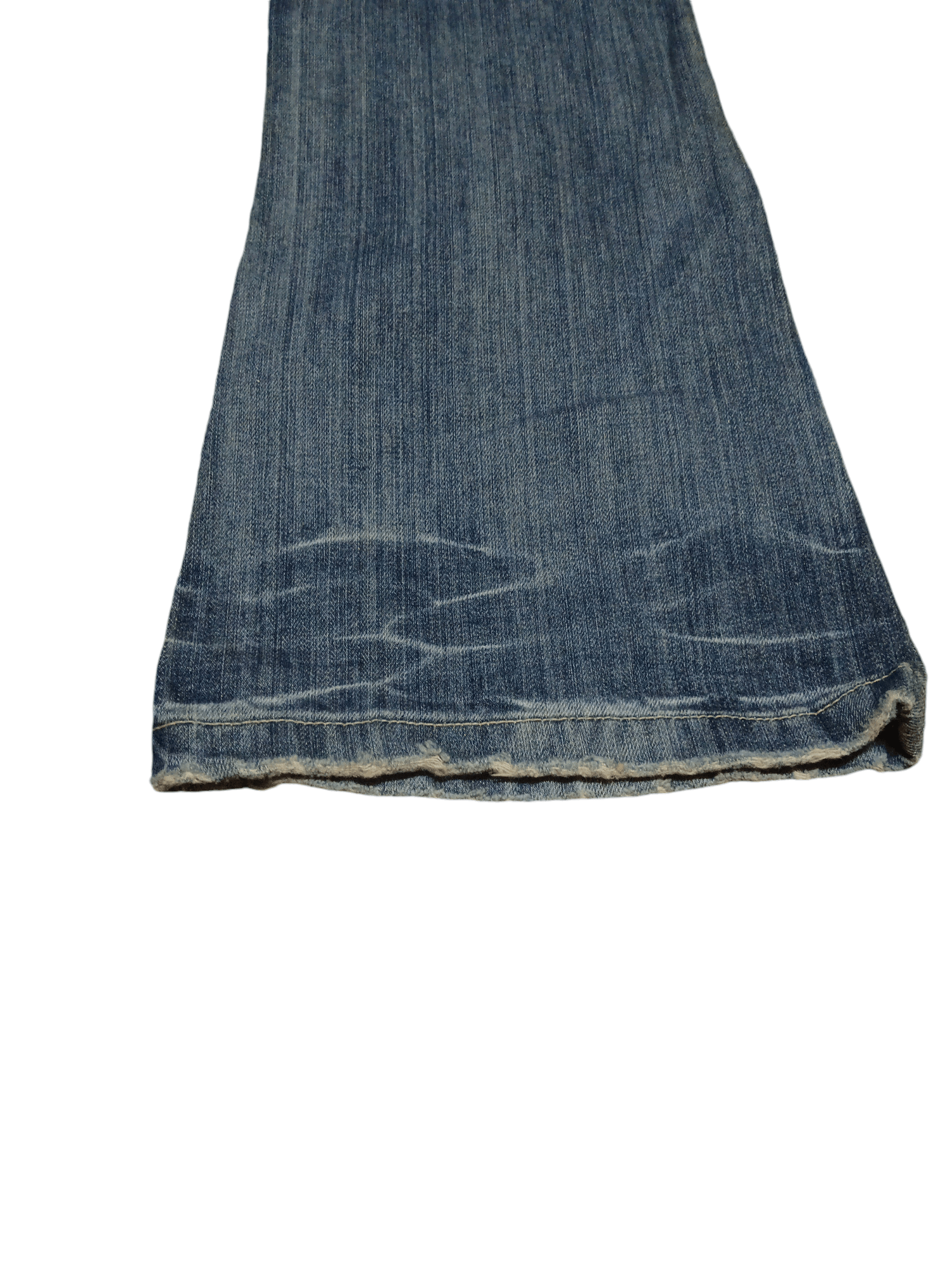 Japanese Brand distressed denim minder brand flared Size US 33 - 5 Thumbnail