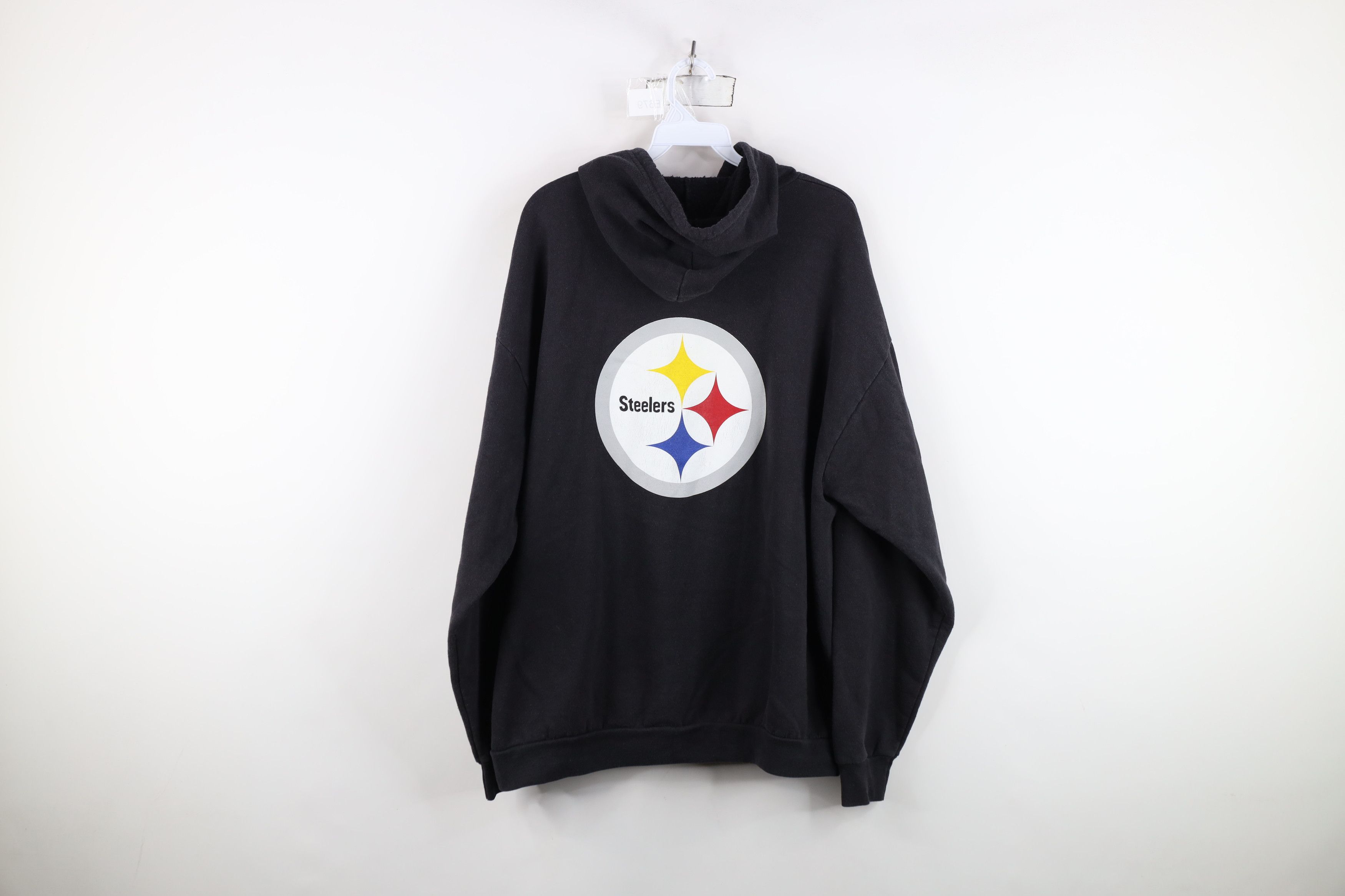 Vintage Vintage NFL Spell Pittsburgh Steelers Football Hoodie Black Size US XXL / EU 58 / 5 - 14 Thumbnail