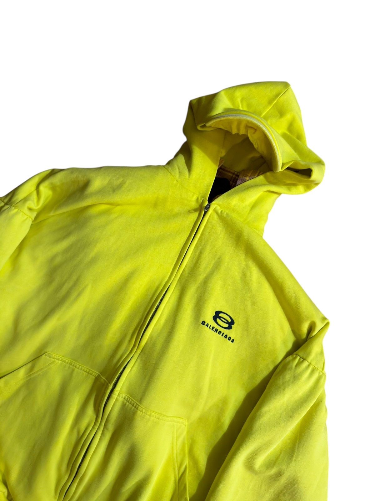 Balenciaga *RARE* BALENCIAGA DEMNA UNITY LAYERED HOODIE YELLOW Size US M / EU 48-50 / 2 - 21 Thumbnail