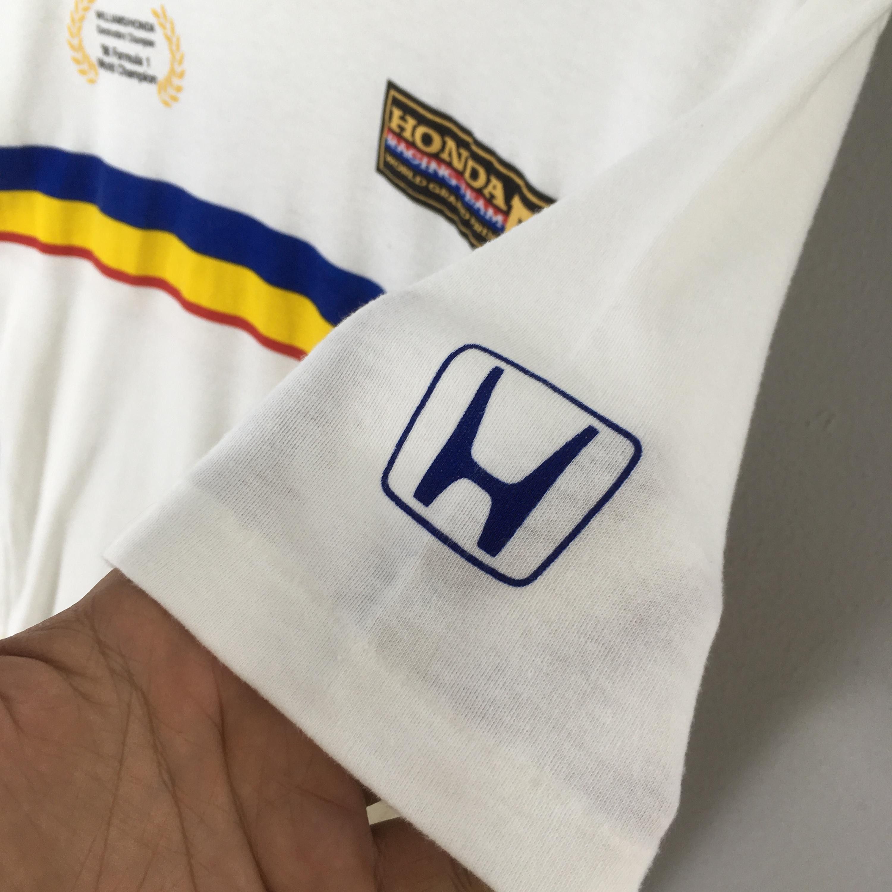 Honda Vintage 90s Honda Racing Formula 1 Tshirt Medium Size US M / EU 48-50 / 2 - 4 Thumbnail