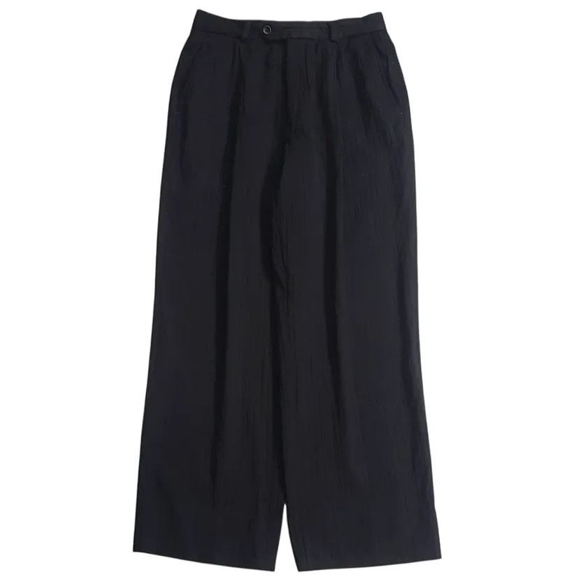 Armani Collezioni Armani Collezioni Striped Wool Blend Loose Trouser Size US 28 / EU 44 - 2 Thumbnail
