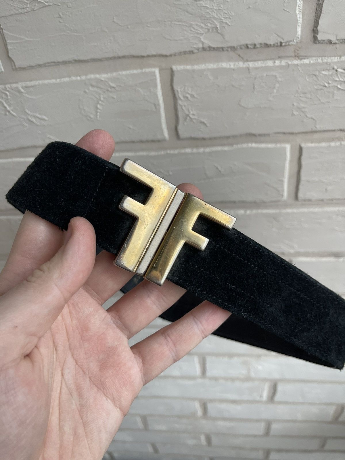 Fendi × Vintage Fendi Women Suede Belt Size ONE SIZE - 6 Thumbnail