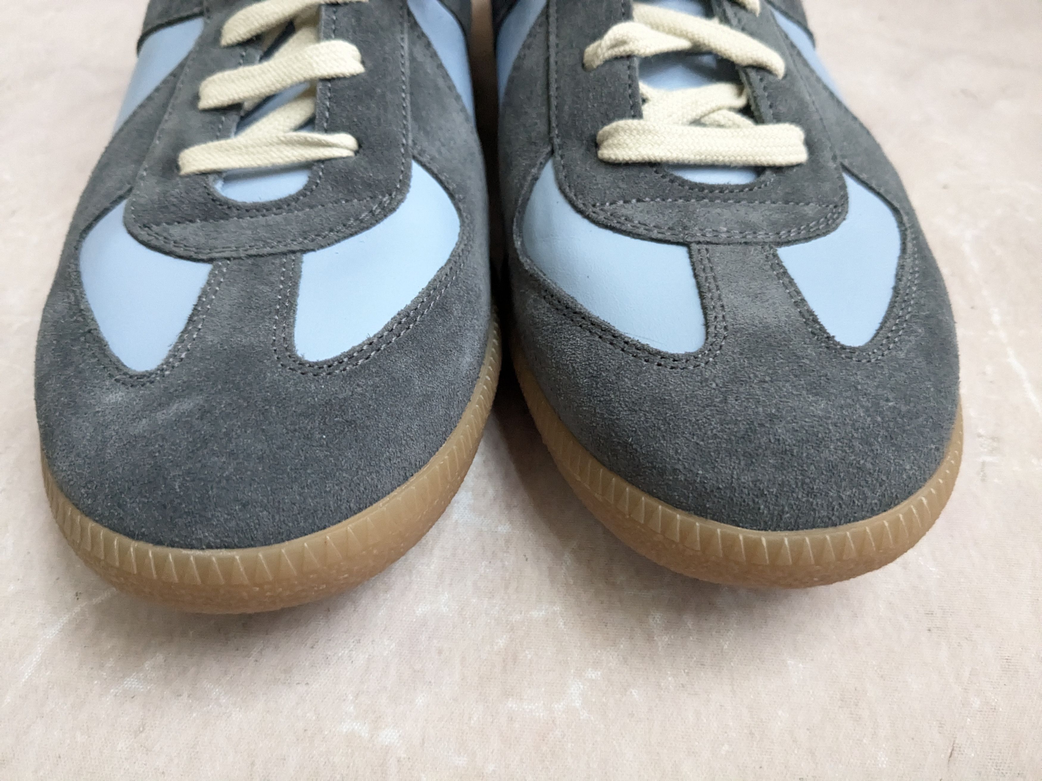 Maison Margiela Maison Margiela Replica GAT White Blue 11 44 Low Tops Size US 11 / EU 44 - 3 Thumbnail