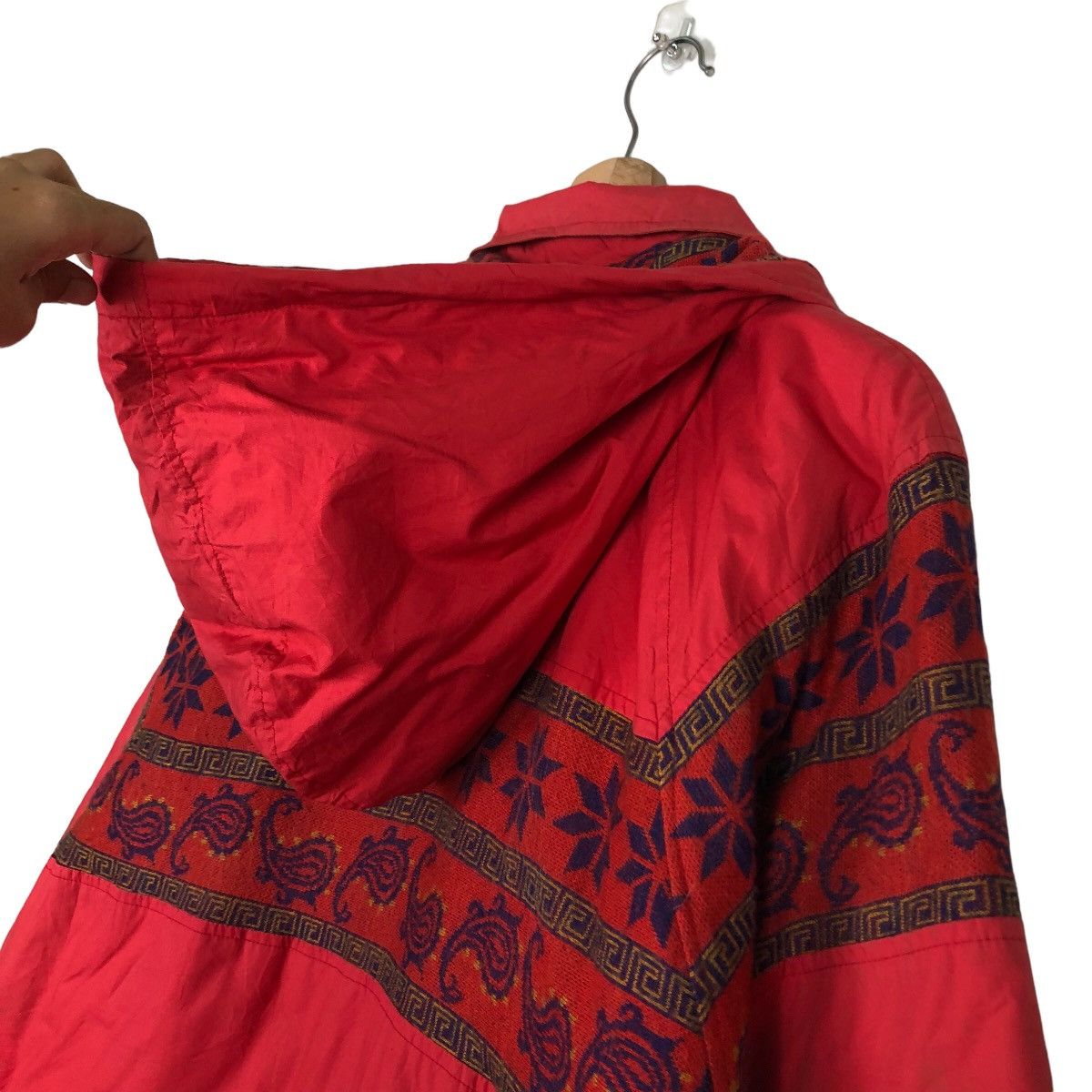 Japanese Brand 🔥Rich Red Chore Work Jacket Simple Life Navajo Issey Miyake Size US M / EU 48-50 / 2 - 10 Thumbnail